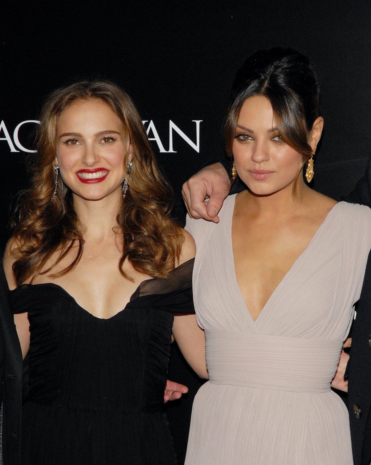 Natalie Portman and Mila Kunis attend the New York Premiere of 'Black Swan' at the Ziegfeld Theatre on November 30, 2010 in New York City