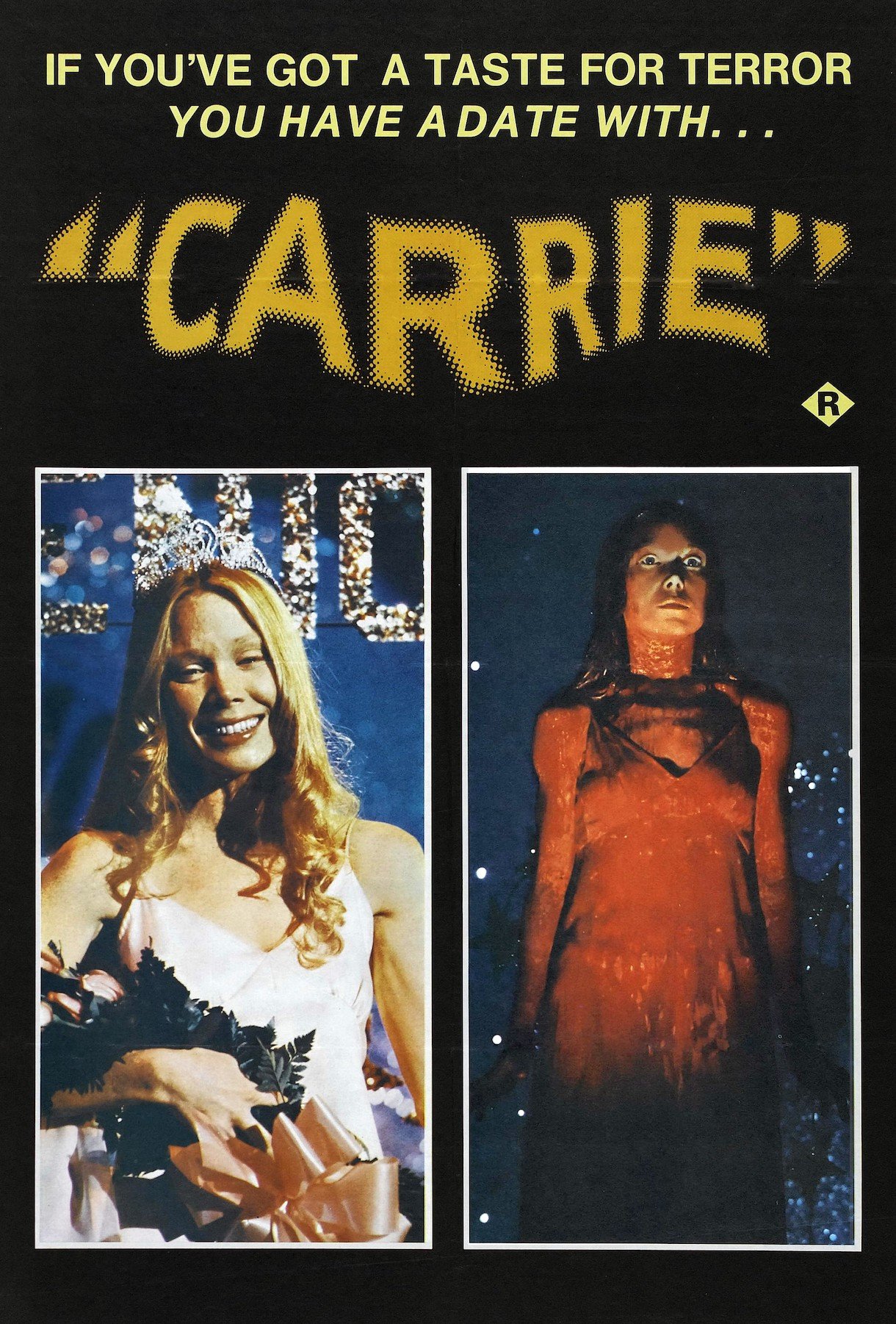 'Carrie' poster, starring Sissy Spacek, 1976