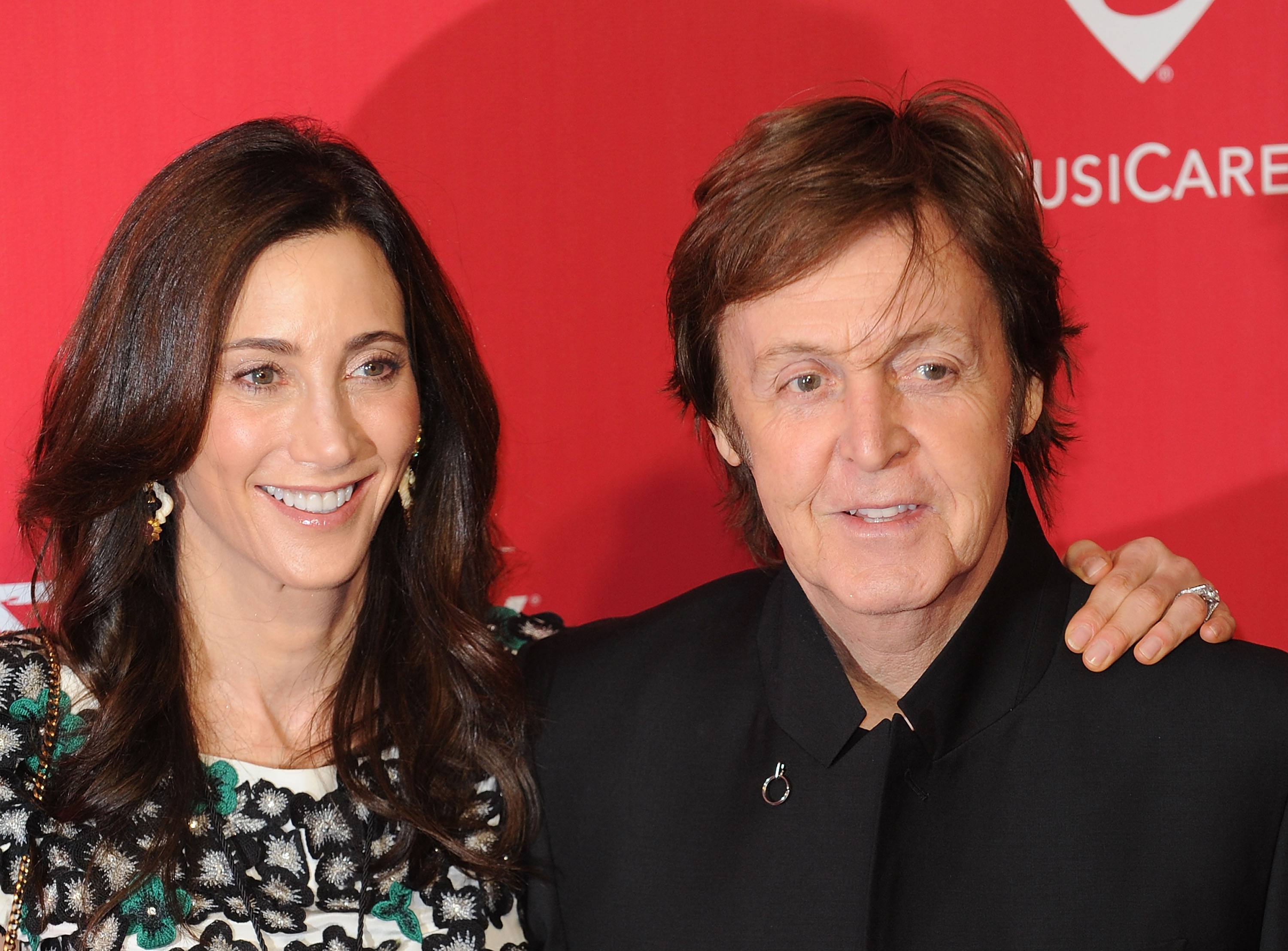 Nancy Shevell and Paul McCartney