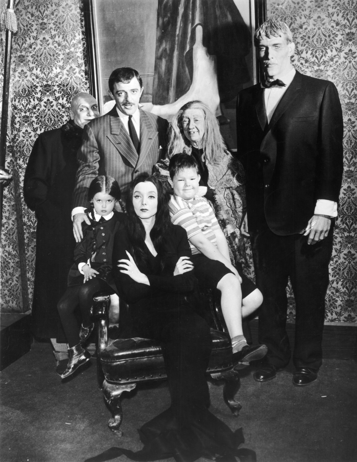 The cast of 'The Addams Family' 1964