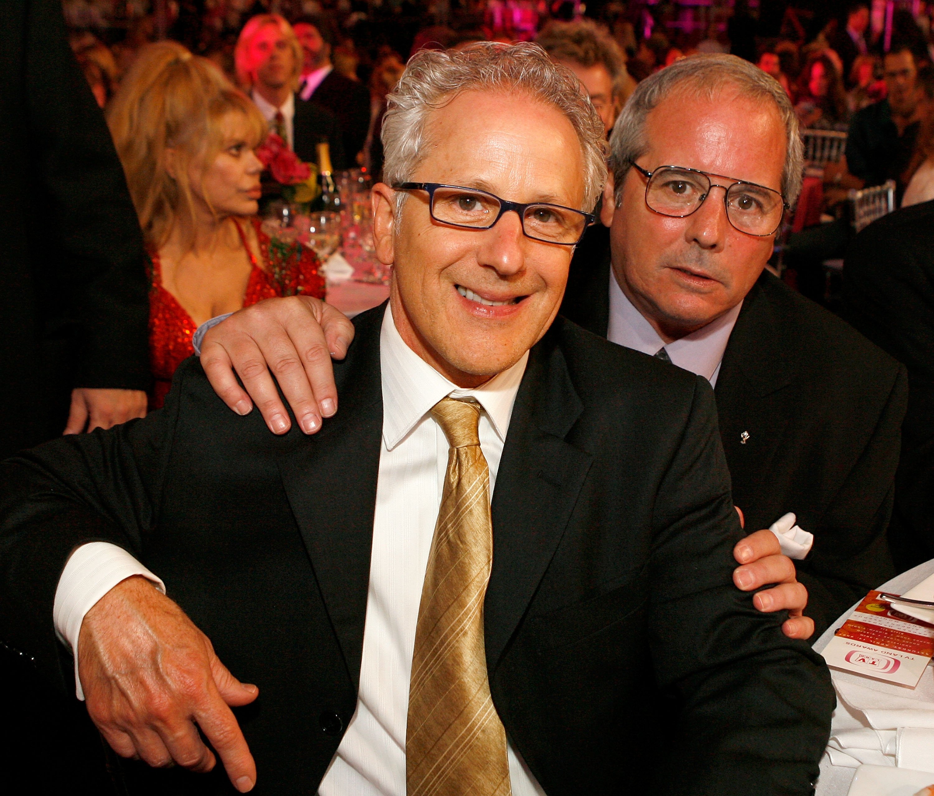 Keith Thibodeaux, front, in 2007 with Desi Arnaz Jr.