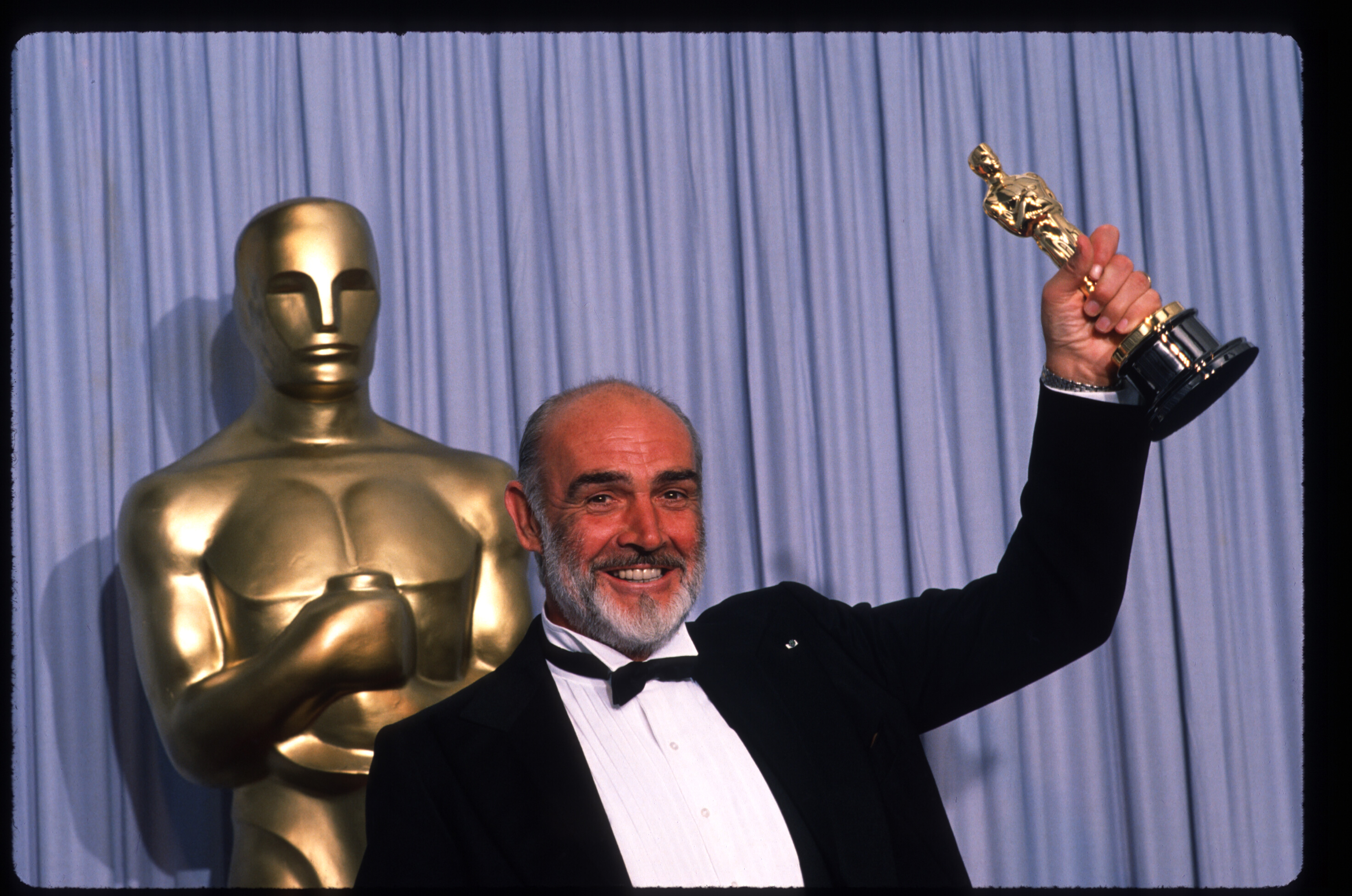 Sean Connery accepting his Academy Award for Best Supporting Actor in 1988