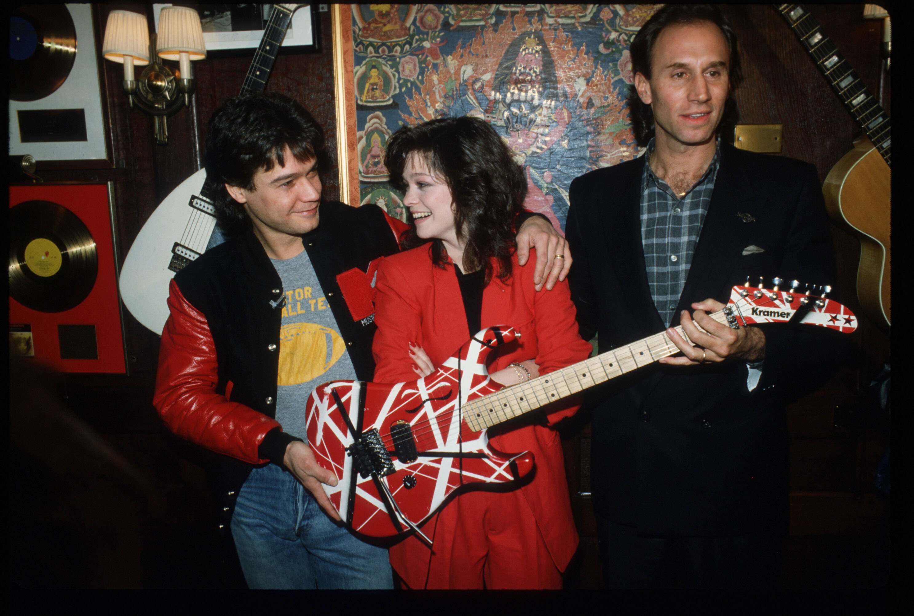 Eddie Van Halen with Valerie Bertinelli in 1995