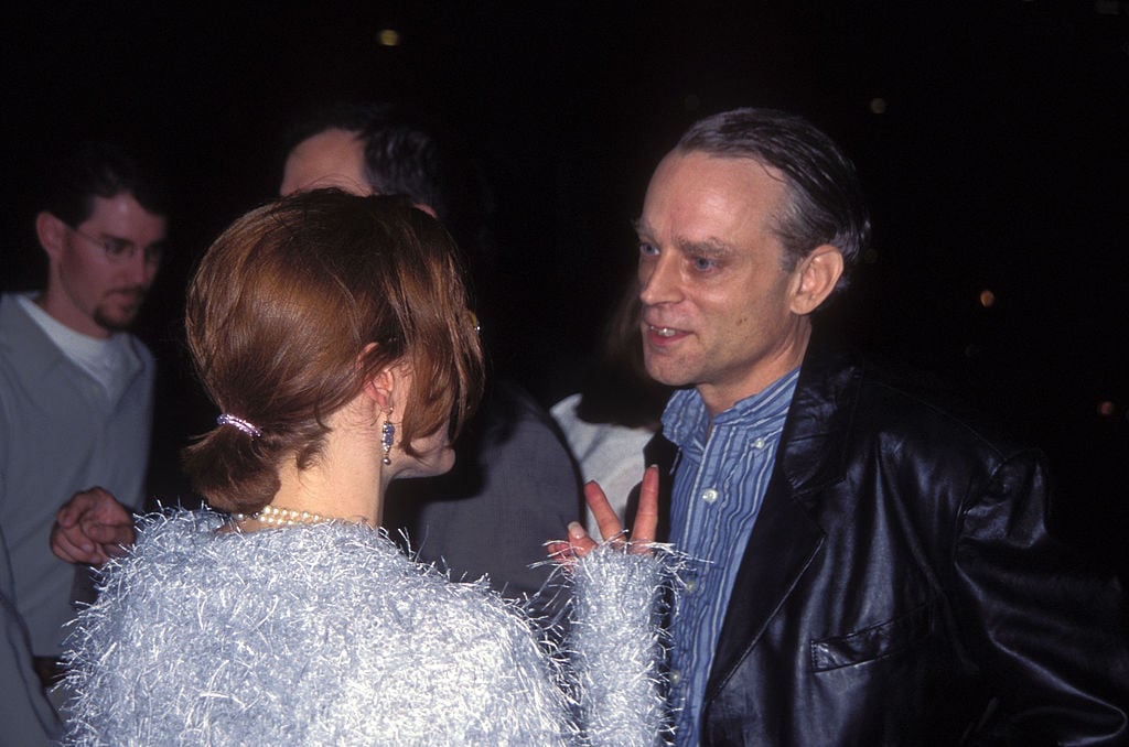 Gillian Anderson and Brad Dourif, cast of The X-Files