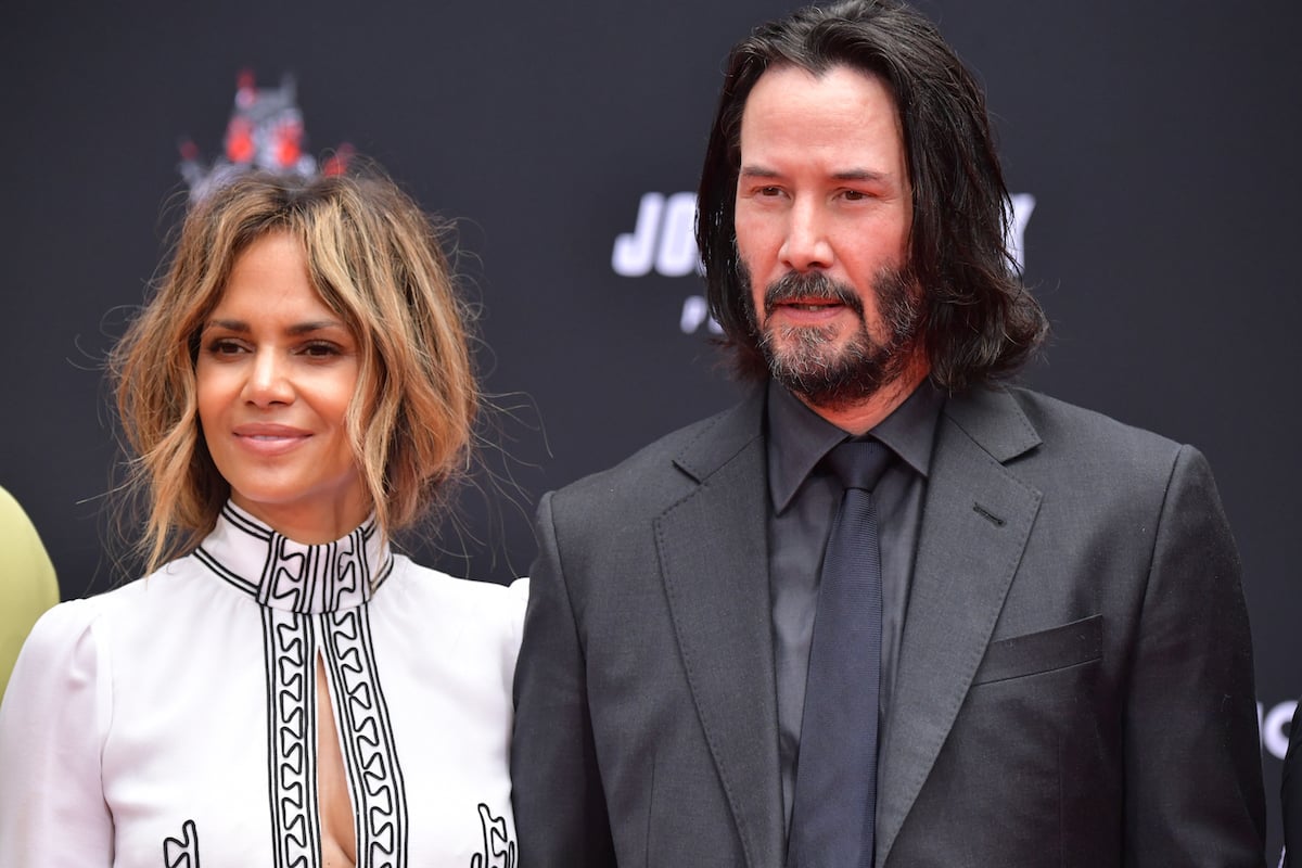 Halle Berry and Keanu Reeves at TCL Chinese Theatre IMAX