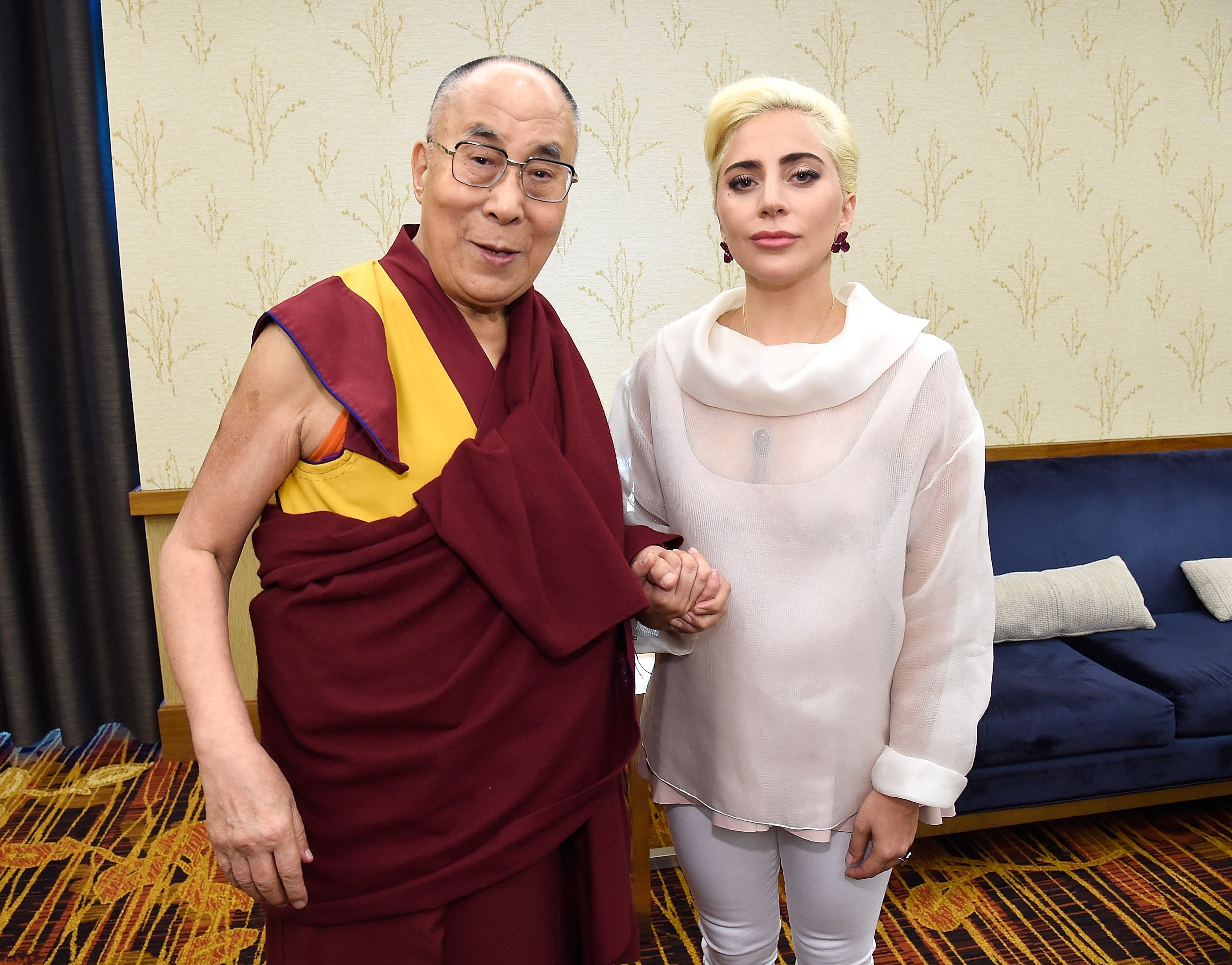 His Holiness the Dalai Lama and Lady Gaga