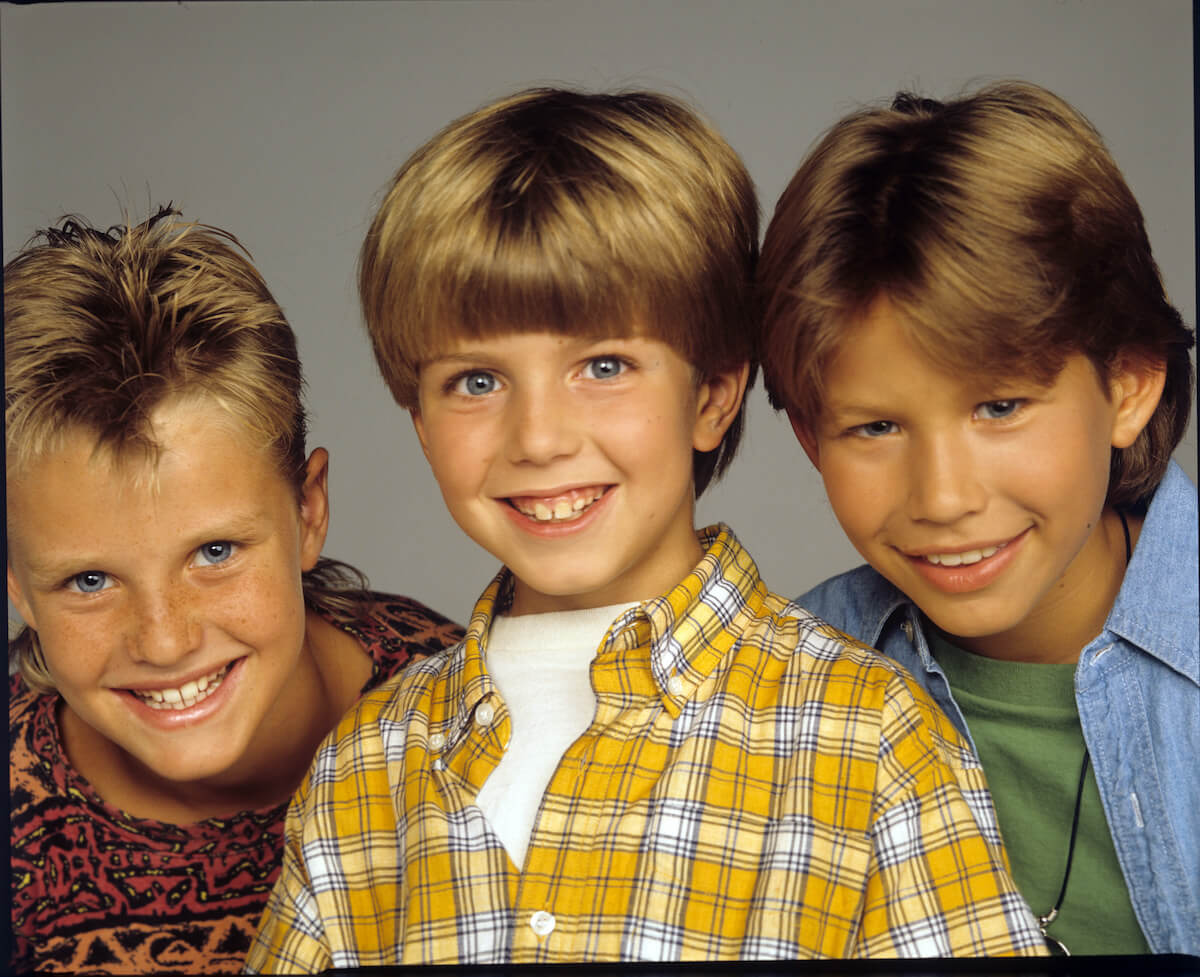 1992 Portrait of Zachery Ty Bryan, Taran Noah Smith and Jonathan Taylor-Thomas from 'Home Improvement'