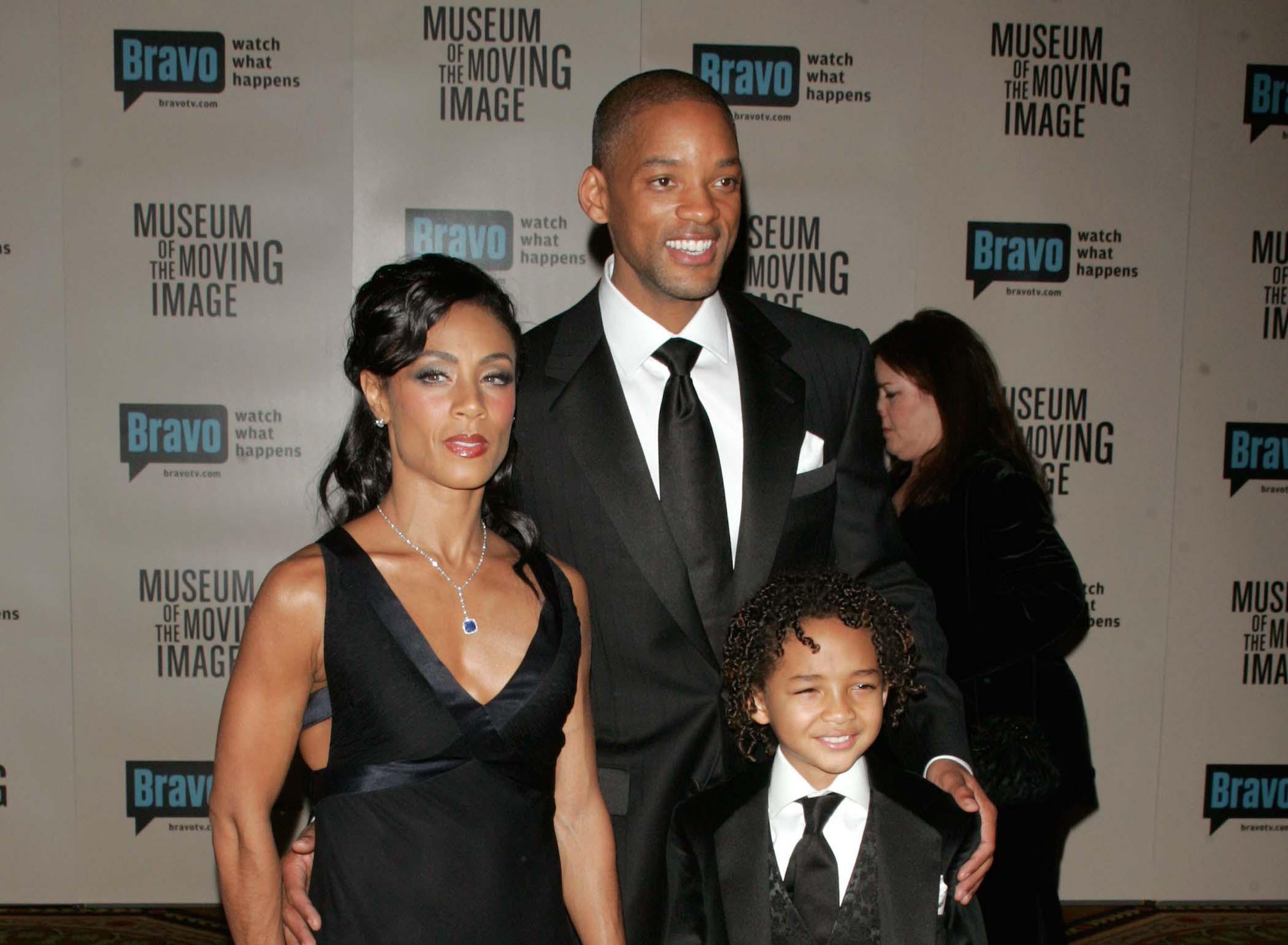 Jada Pinkett-Smith, Jaden Smith, and Will Smith