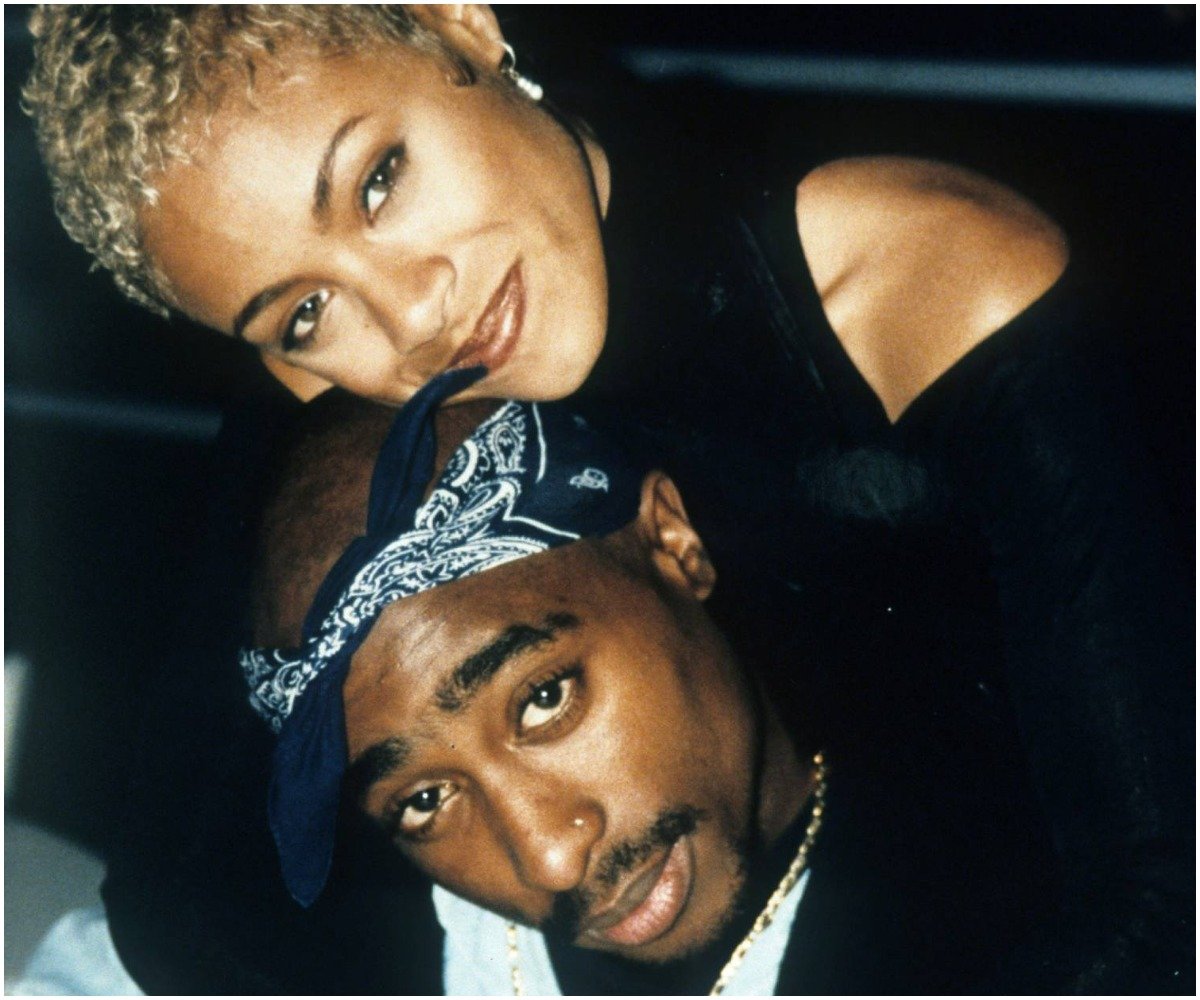 Jada Pinkett Smith and Tupac Shakur attend event