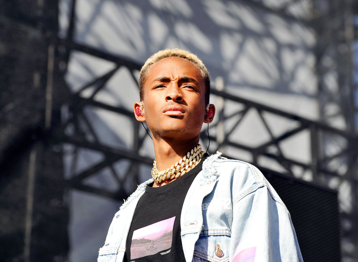 Jaden Smith performs onstage during McDonald's at Bleacher Report All-Star Experience on February 18, 2018 in Santa Monica, California