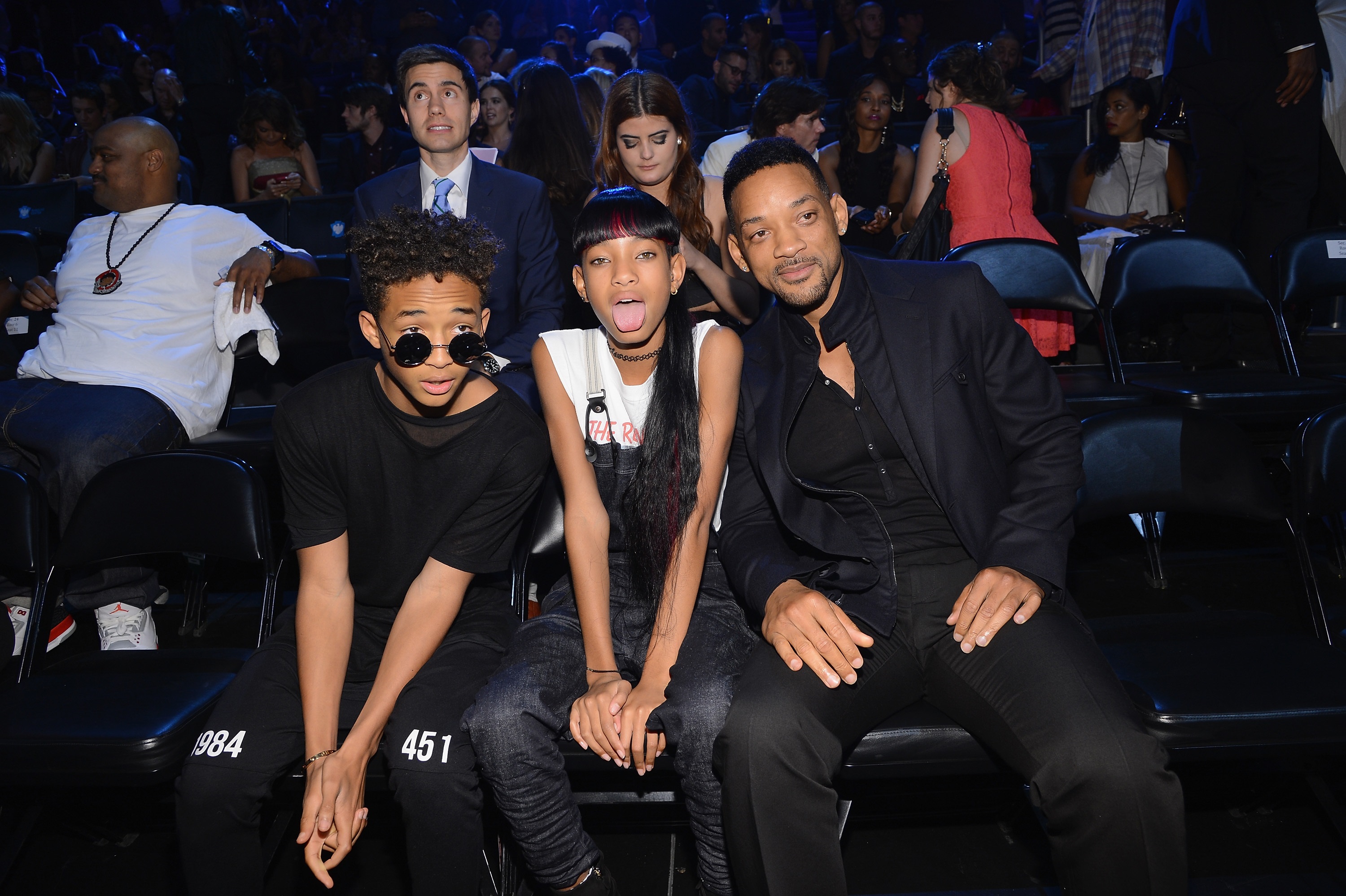 Jaden Smith, Willow Smith and Will Smith