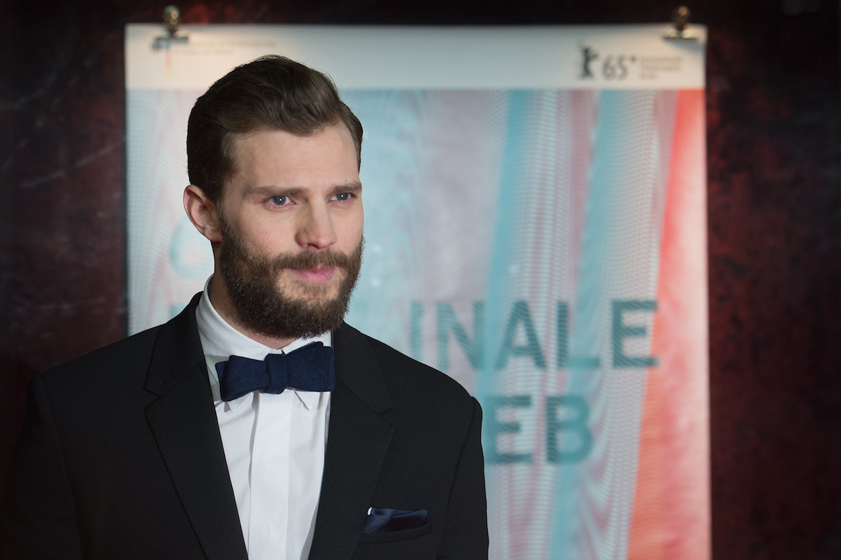 Jamie Dornan attends the 'Fifty Shades of Grey' premiere during the 65th Berlinale International Film.