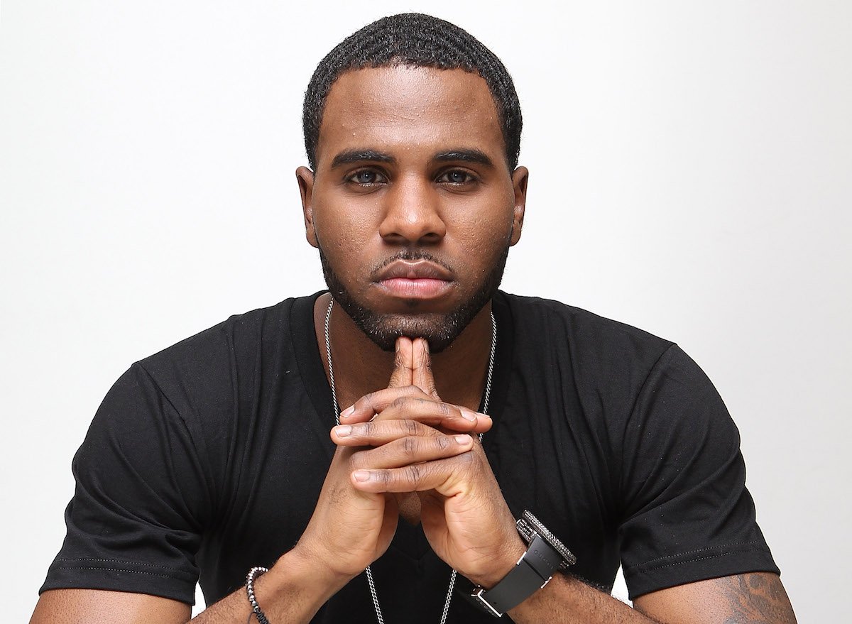 Jason Derulo poses before performing on stage on 2Day FM's rooftop at World Square on October 19, 2011 in Sydney, Australia.