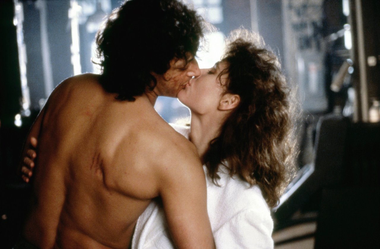 Jeff Goldblum and Geena Davis in 'The Fly'