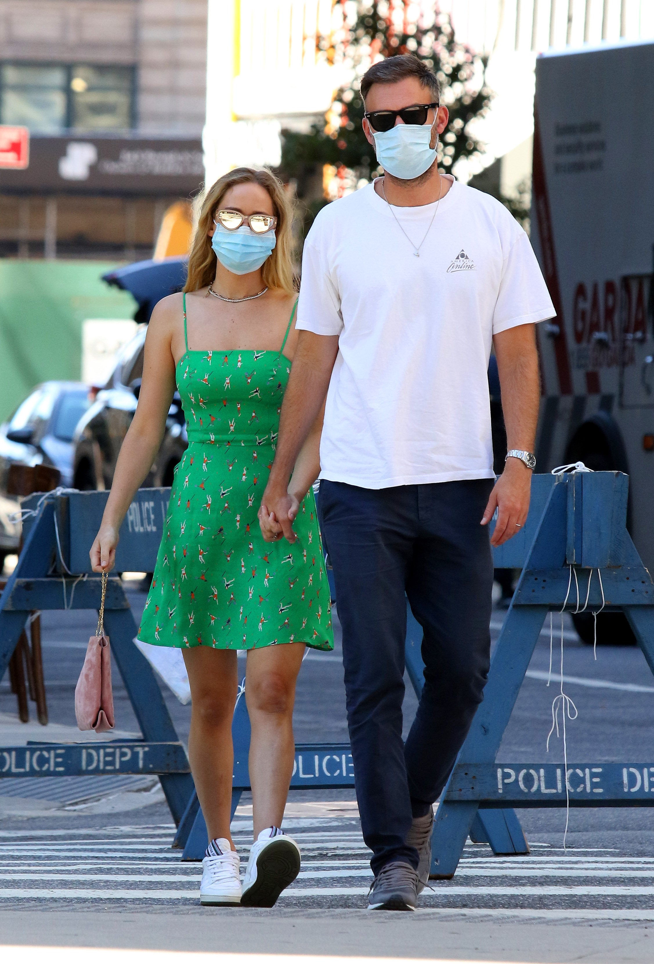 Jennifer Lawrence and husband, Cooke Maroney