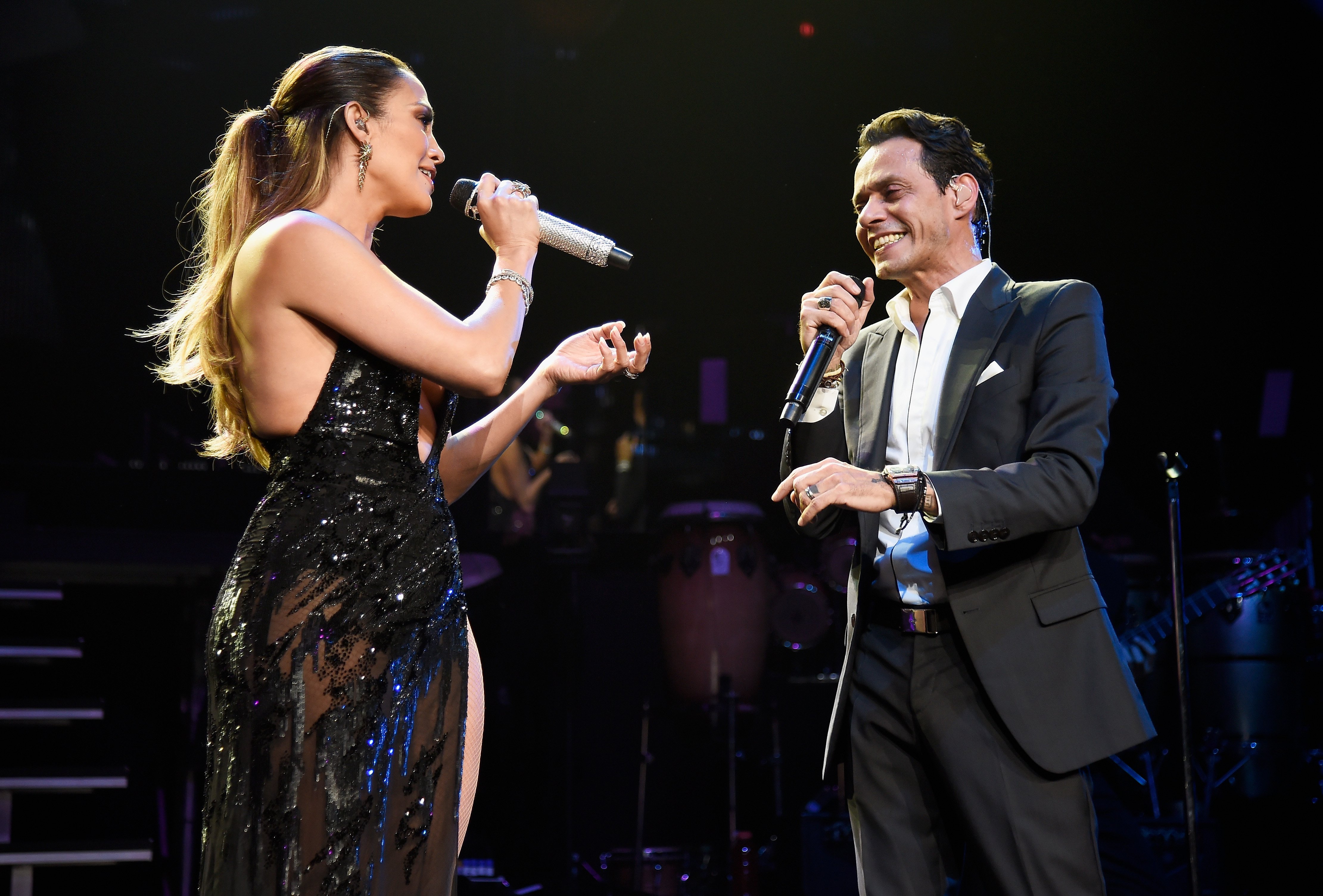 Jennifer Lopez and Marc Anthony at Radio City Music Hall in 2016 | Kevin Mazur/WireImage