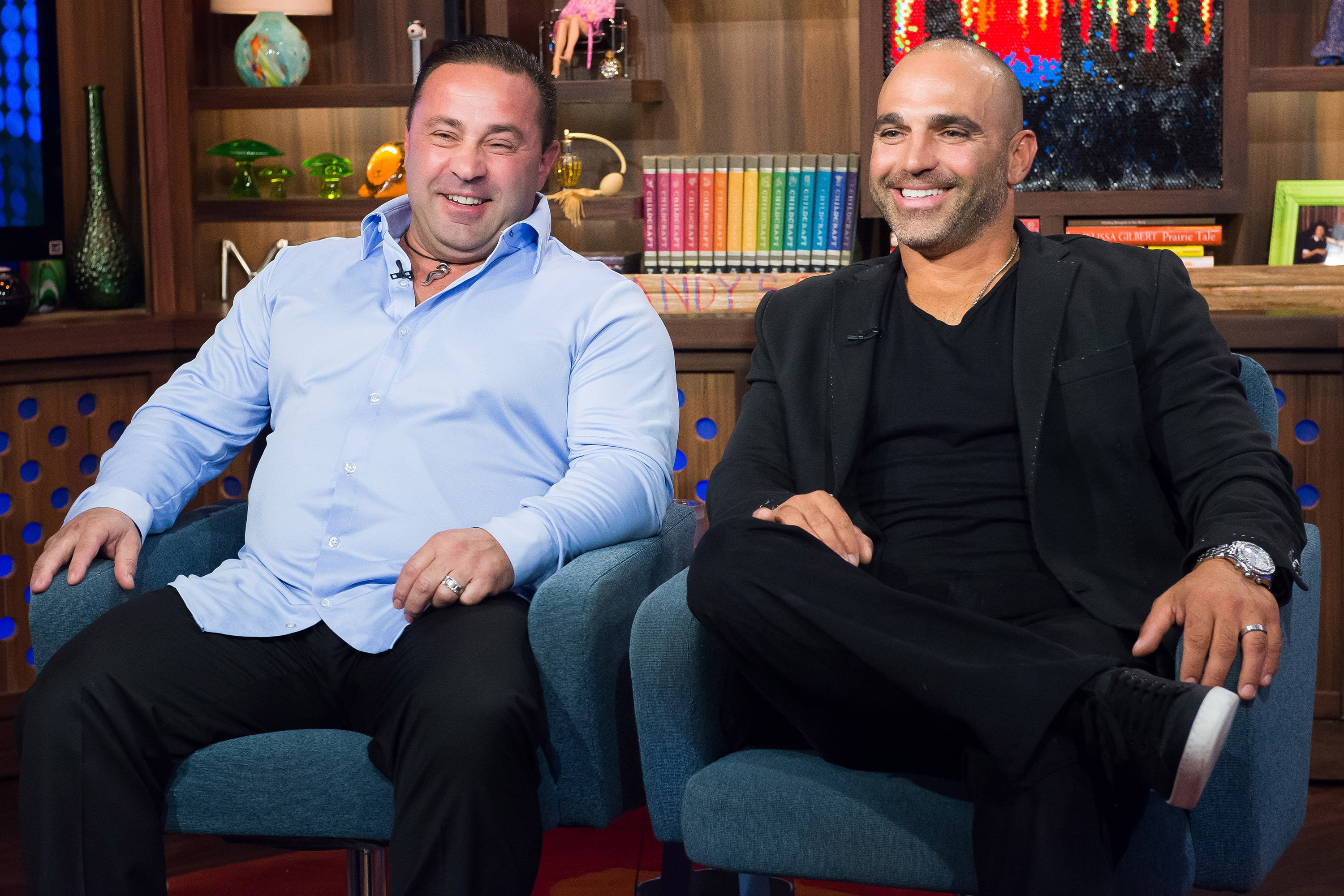 Joe Giudice and Joe Gorga appear on 'Watch What Happens Live'