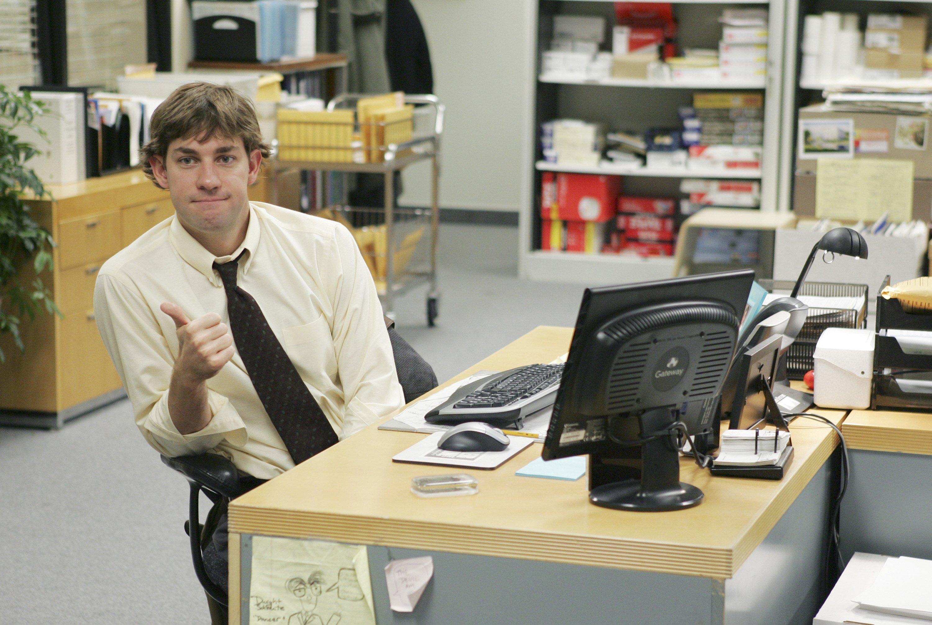 John Krasinski as Jim Halpert in 'The Office'