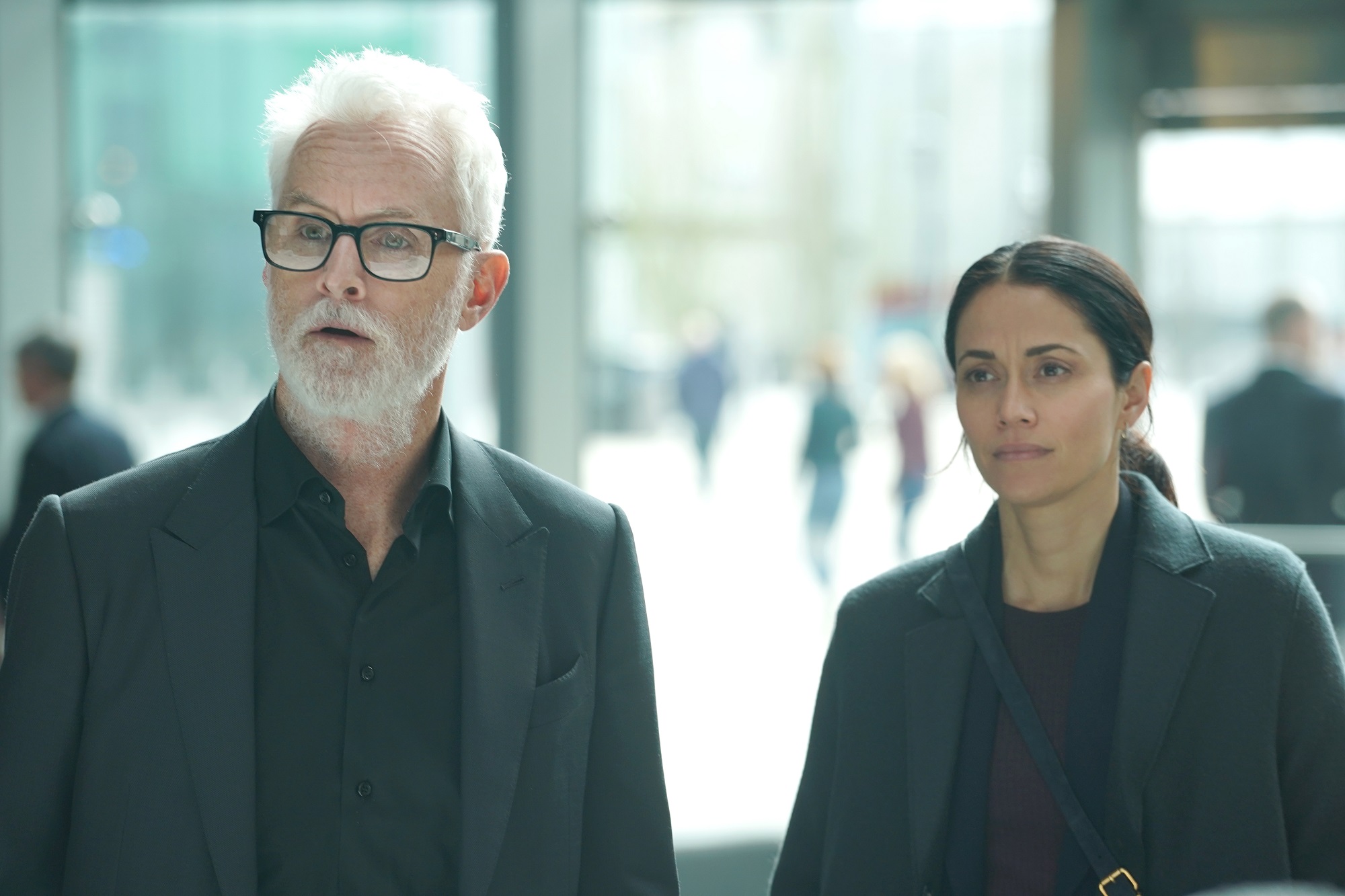 John Slattery and Fernanda Andrade