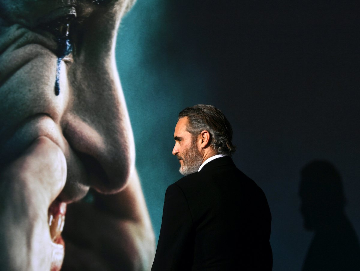 Joaquin Phoenix at the 'Joker' premiere