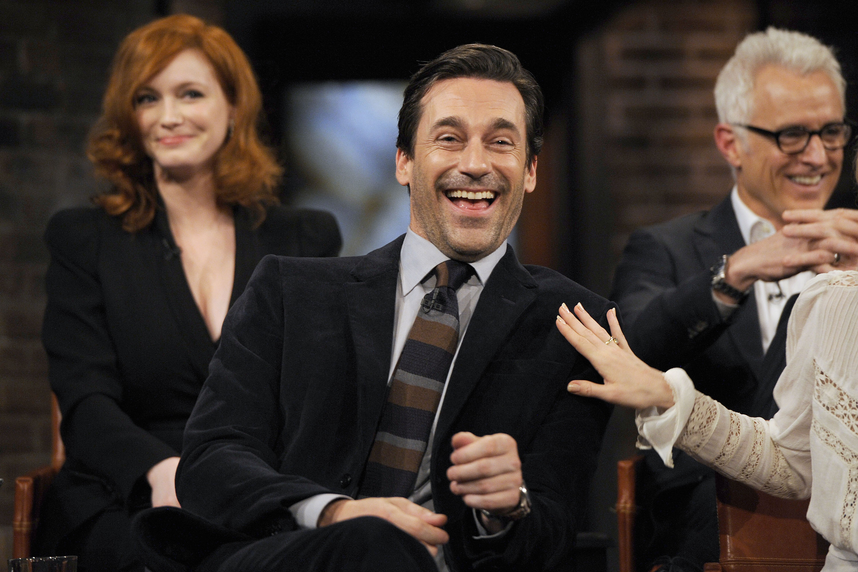 Christina Hendricks, Jon Hamm, John Slattery appear on 'Insider the Actors Studio' 