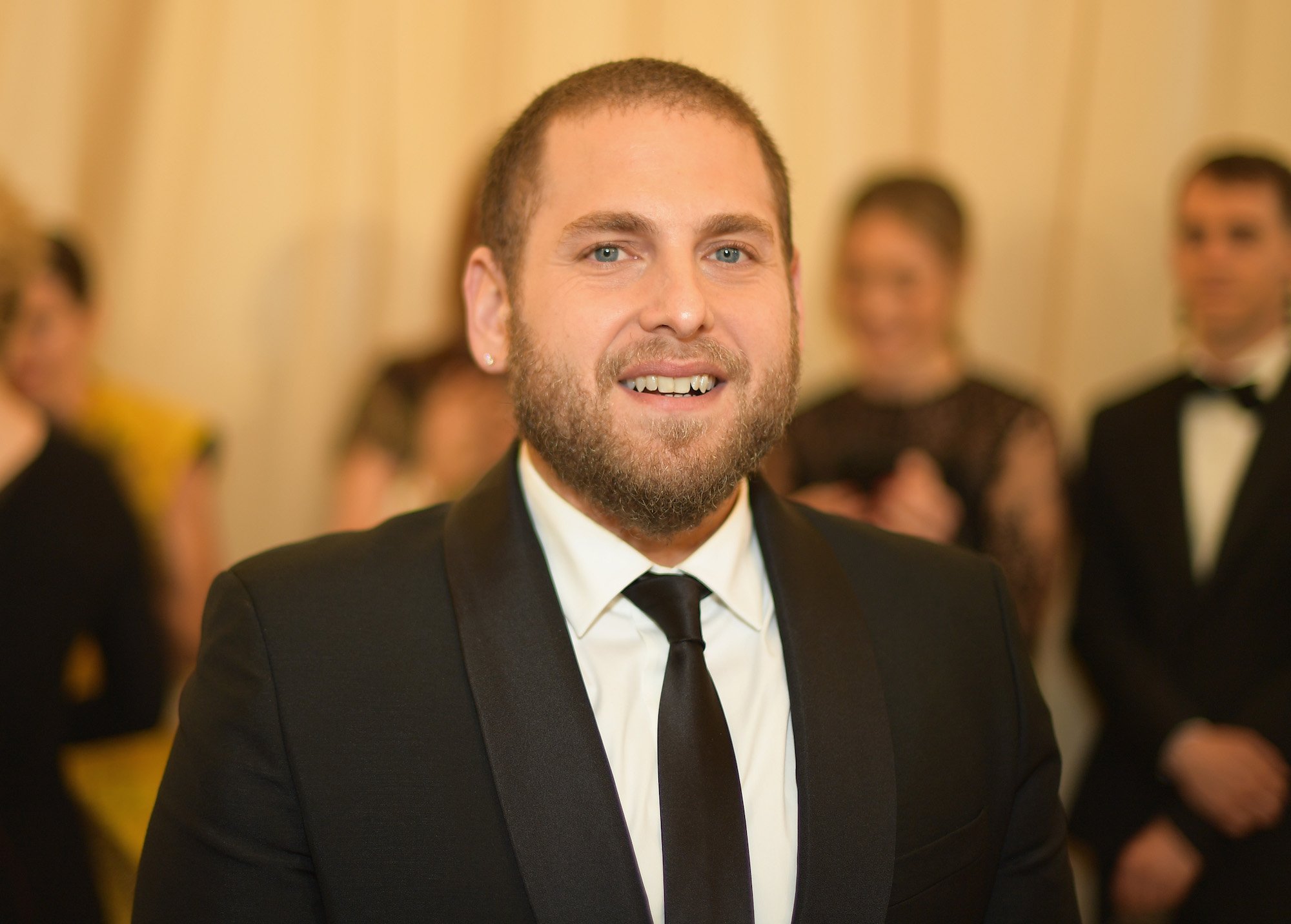 Jonah Hill smiling at the camera