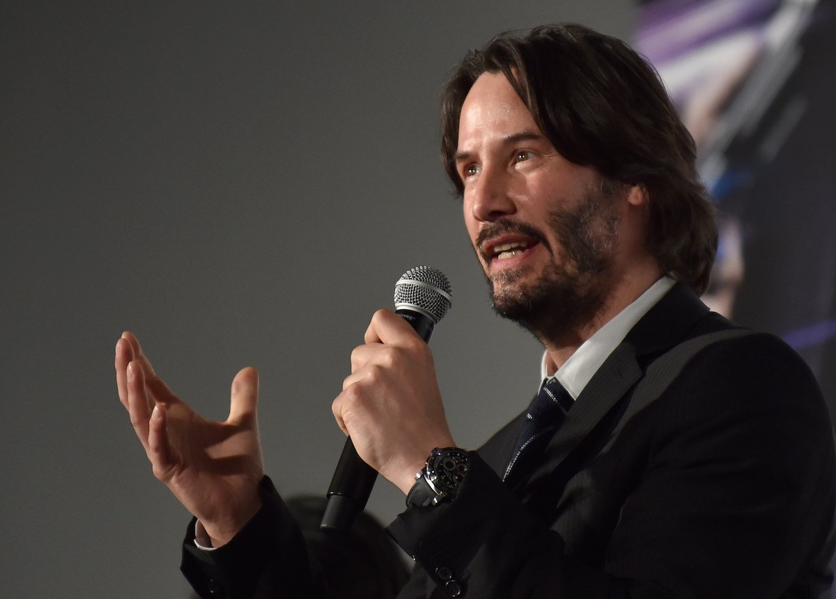 Keanu Reeves at the Japanese premiere of 'John Wick Chapter 2'