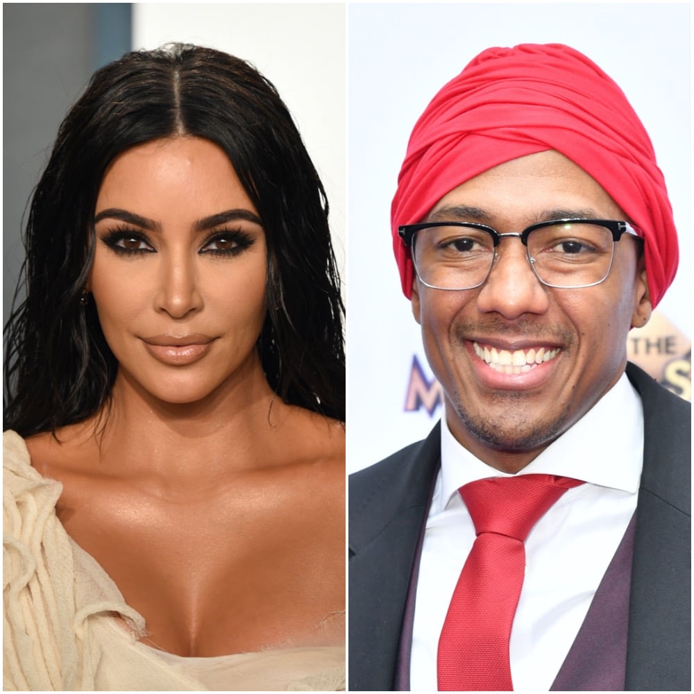 Kim Kardashian West and Nick Cannon