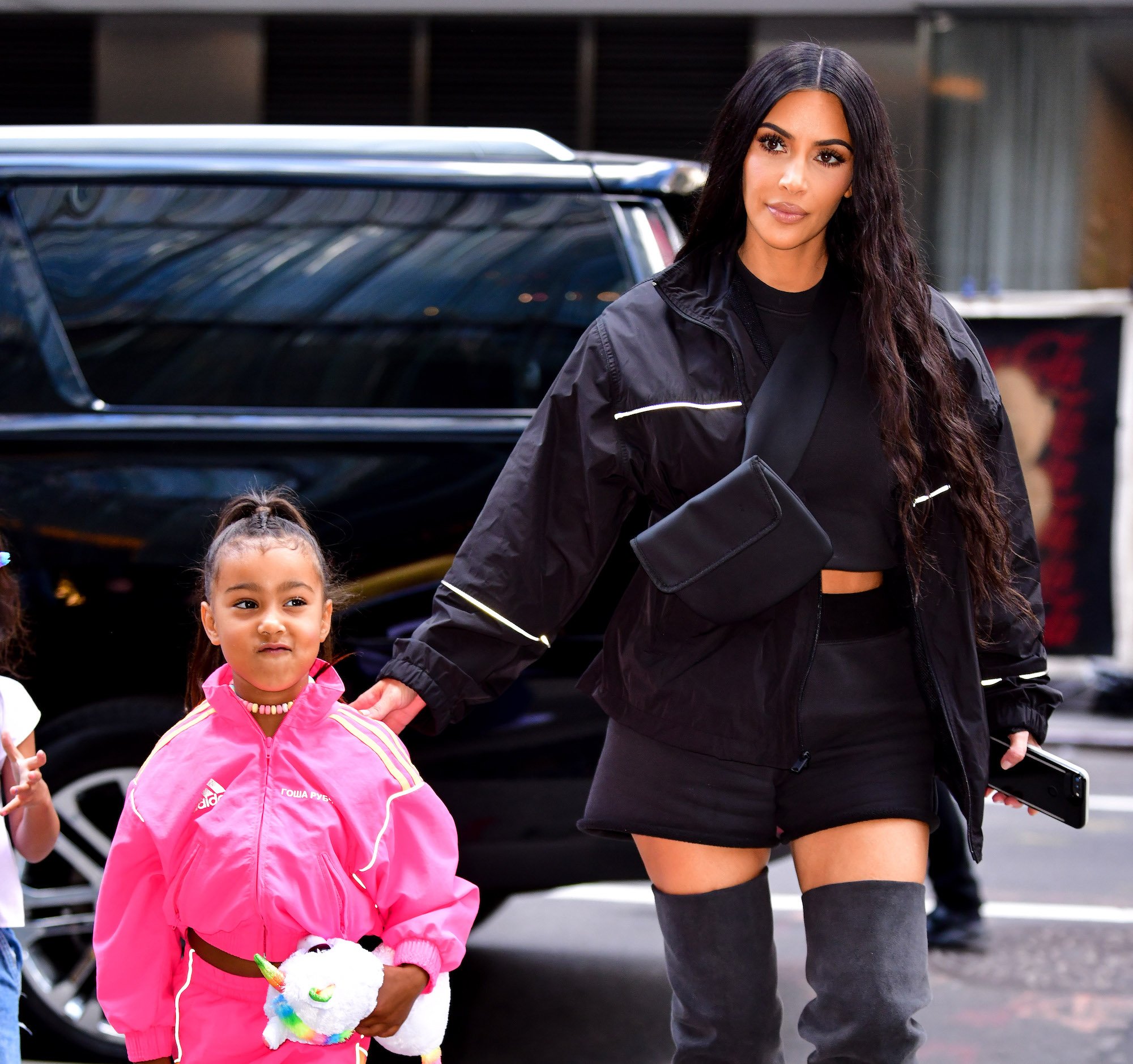 Kim Kardashian and North West