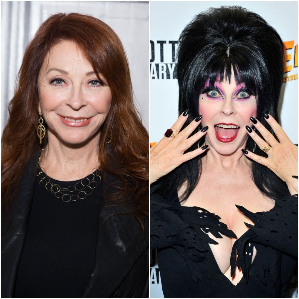 This Is How Elvira Mistress Of The Dark Really Looks Without Her Wig And Ma...