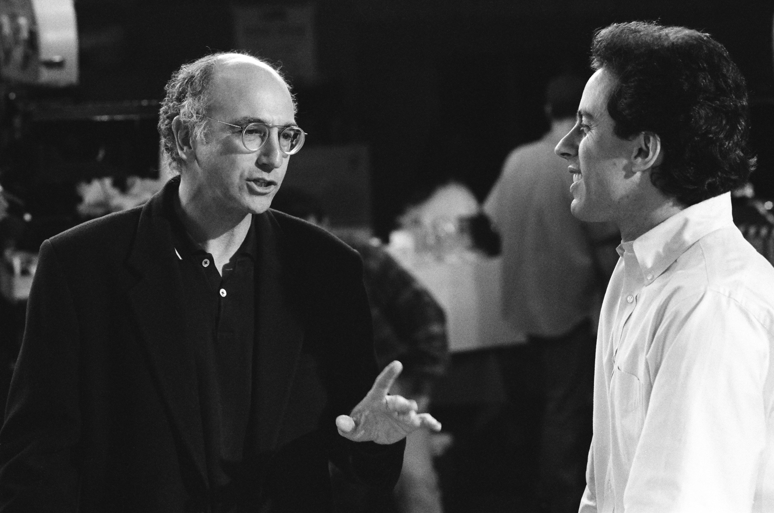 Larry David and Jerry Seinfeld