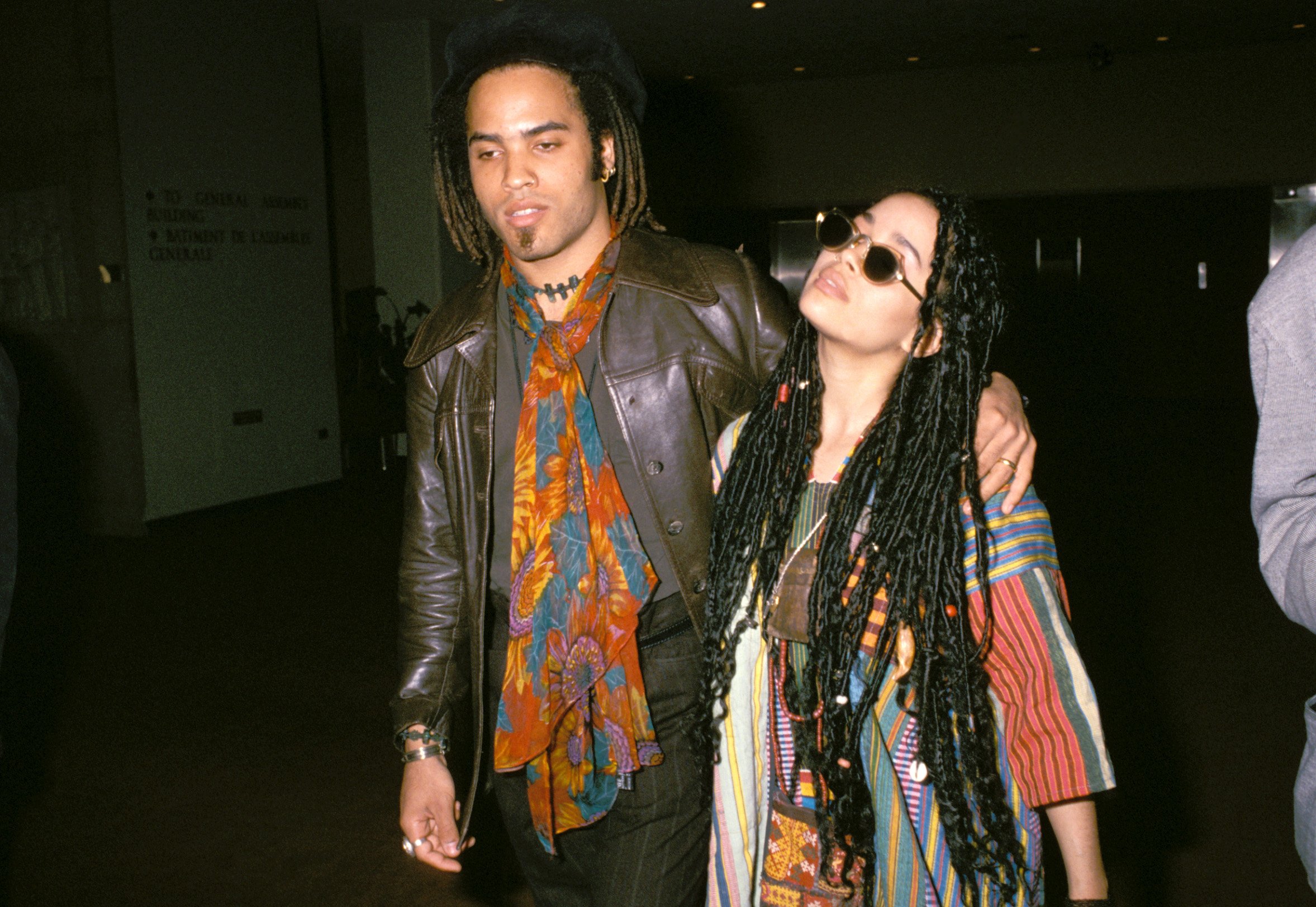 Lenny Kravitz and Lisa Bonet in 1987 | Vinnie Zuffante/Getty Images