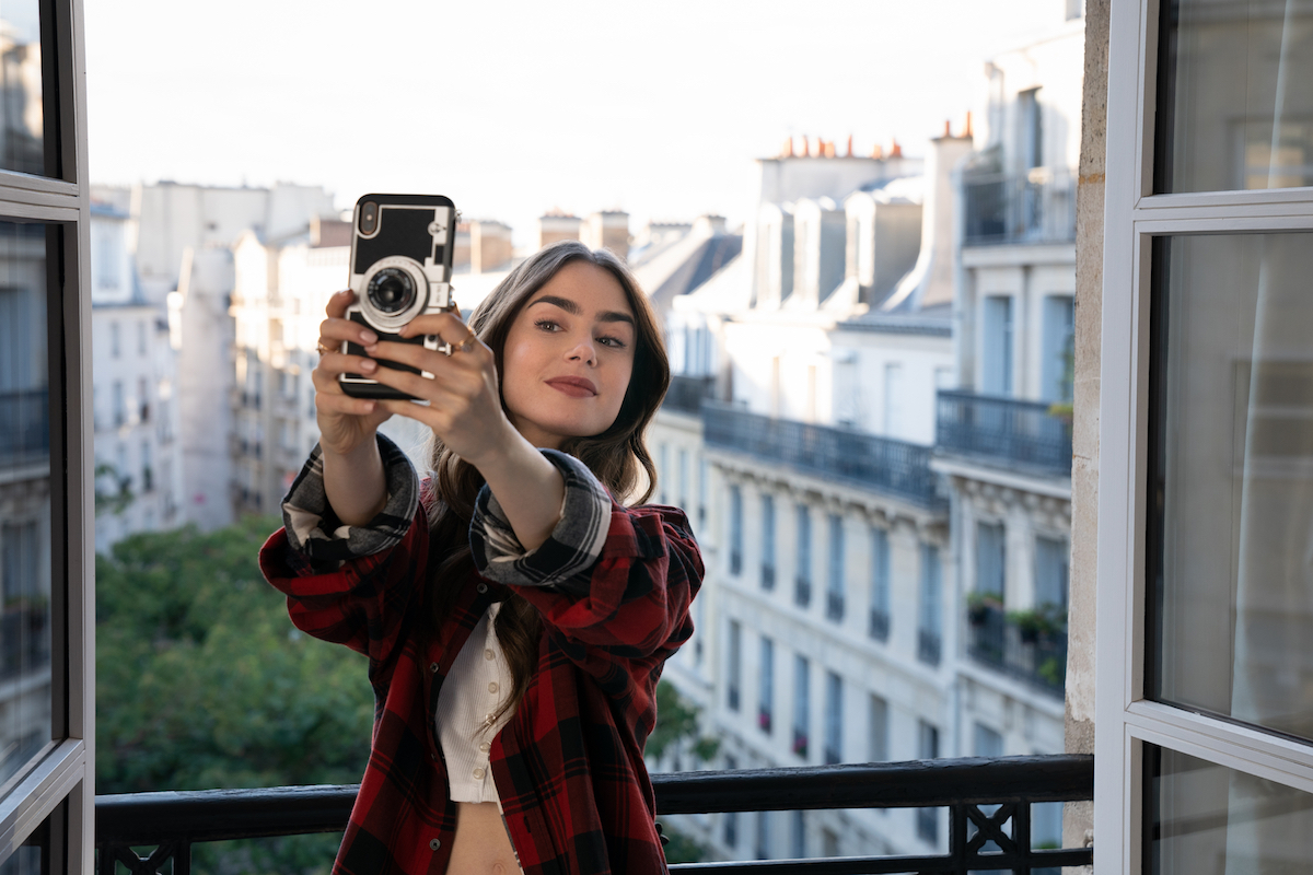Lily Collins as Emily in Netflix series 'Emily in Paris.'