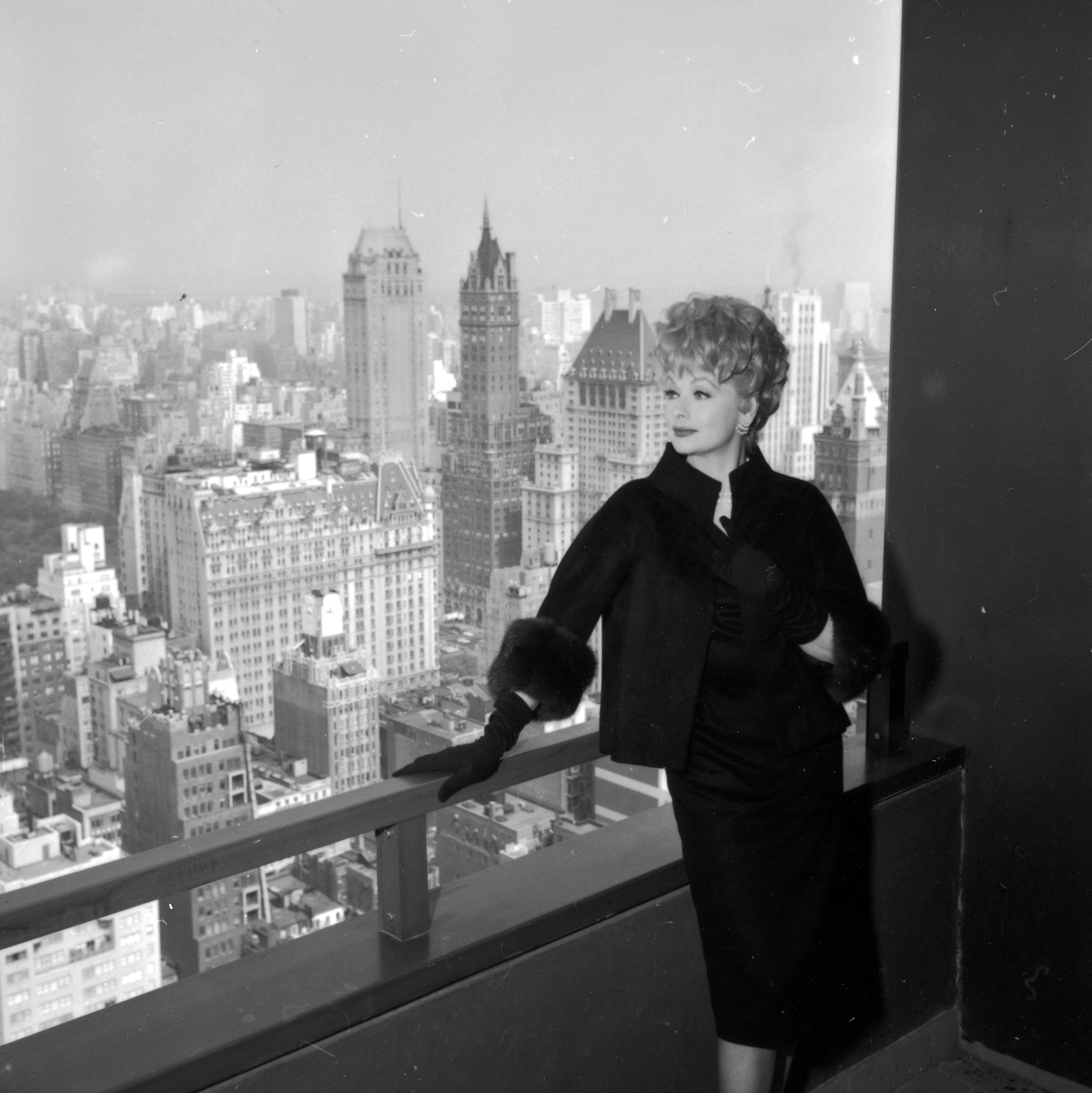 Lucille Ball at home