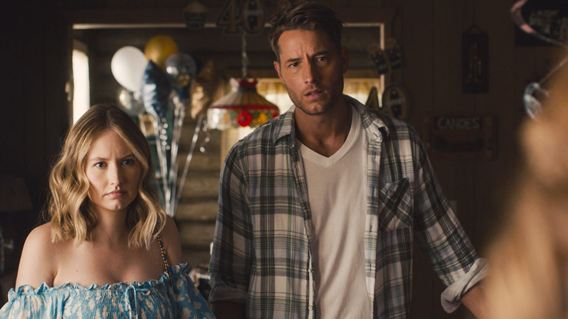 Caitlin Thompson as Madison, Justin Hartley as Kevin on 'This Is Us' Season 5 premiere 2020
