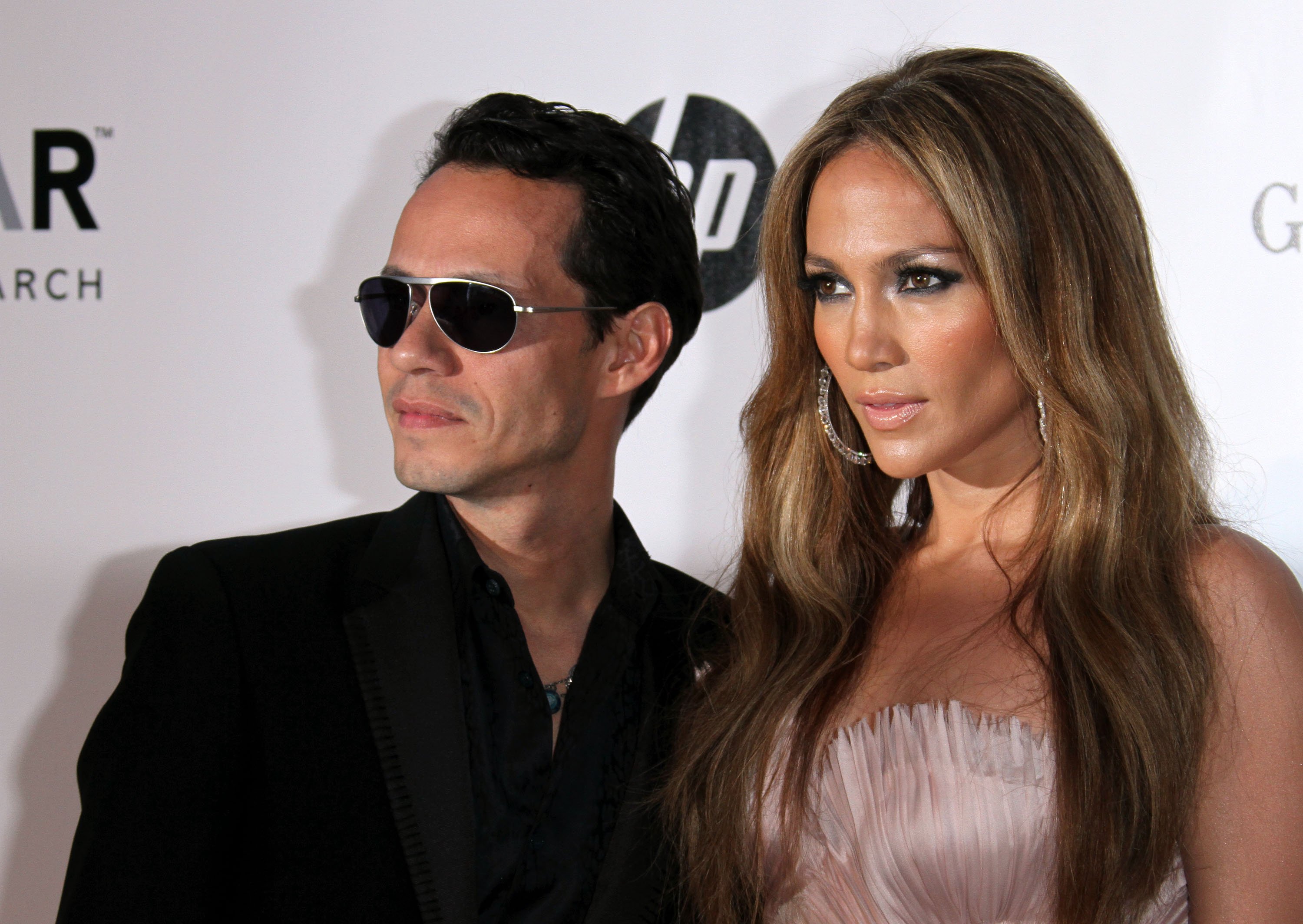 Marc Anthony and Jennifer Lopez in 2010 | Jean Baptiste Lacroix/FilmMagic