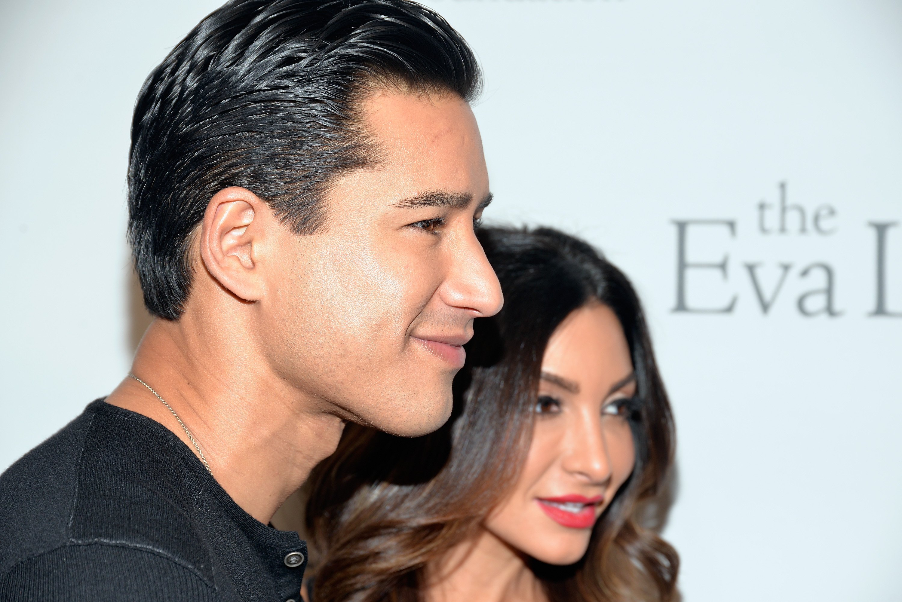 Mario Lopez and Courtney Mazza attend the Eva Longoria Foundation's Annual Dinner gala at Beso on November 5, 2015