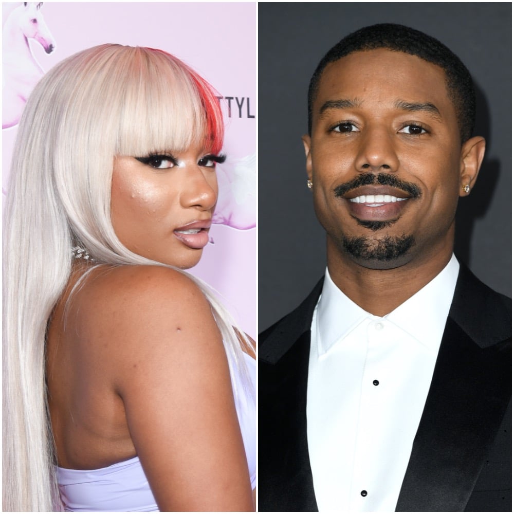 Megan Thee Stallion and Michael B. Jordan