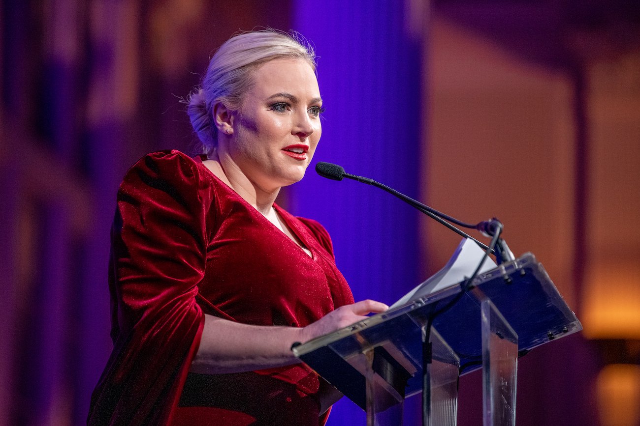 Meghan McCain of 'The View' on stage during the 29th Annual Achilles Gala