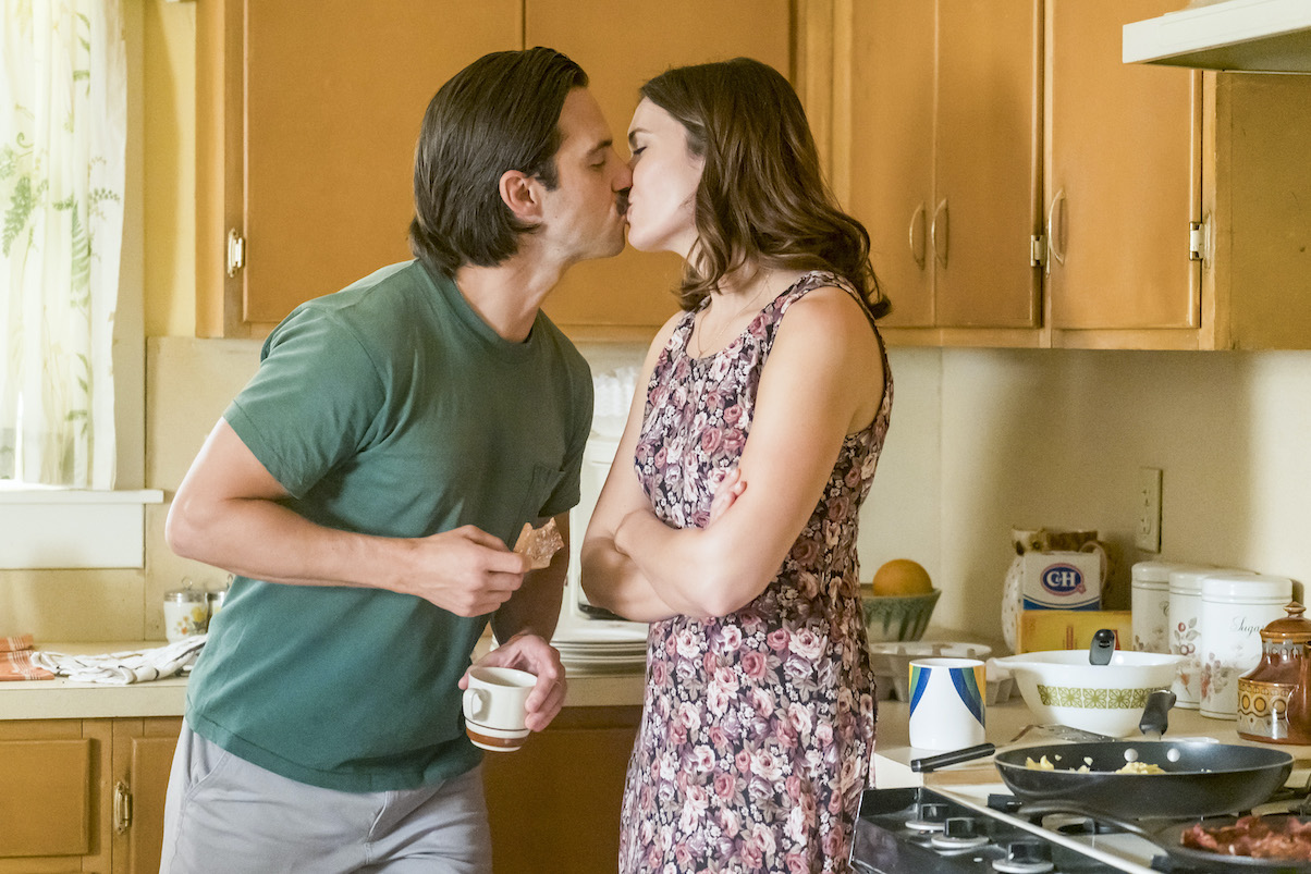 Milo Ventimiglia as Jack Pearson and Mandy Moore as Rebecca Pearson on 'This Is Us'
