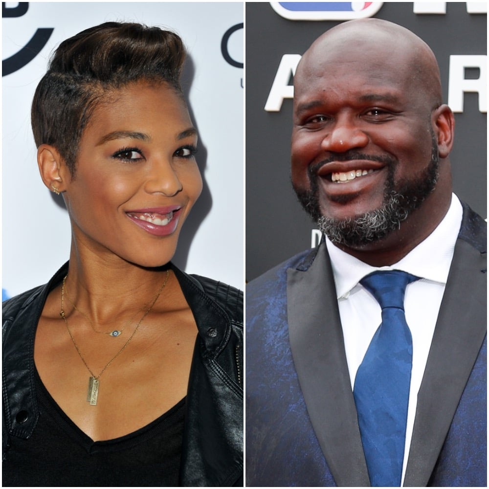 Moniece Slaughter and Shaquille O'Neal