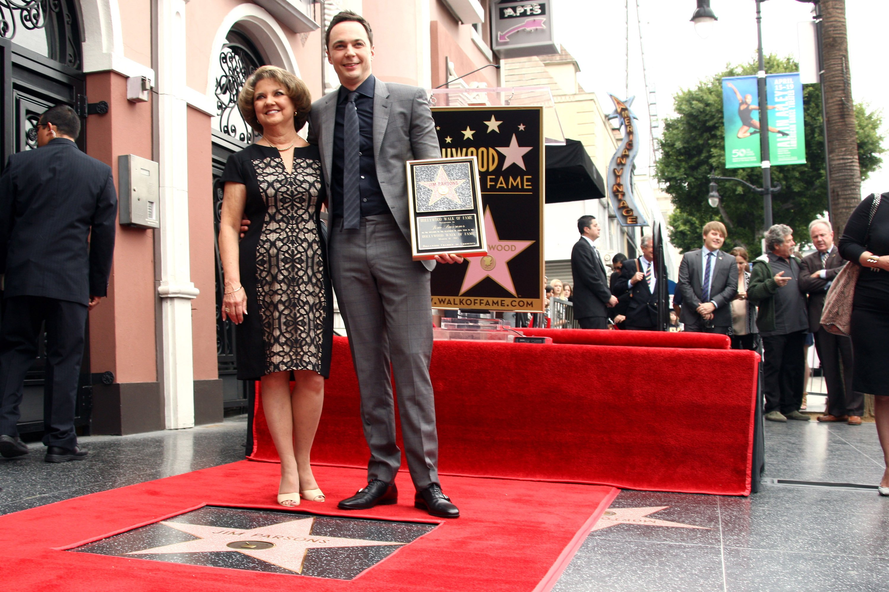 Mother Judy Parsons and Jim Parsons