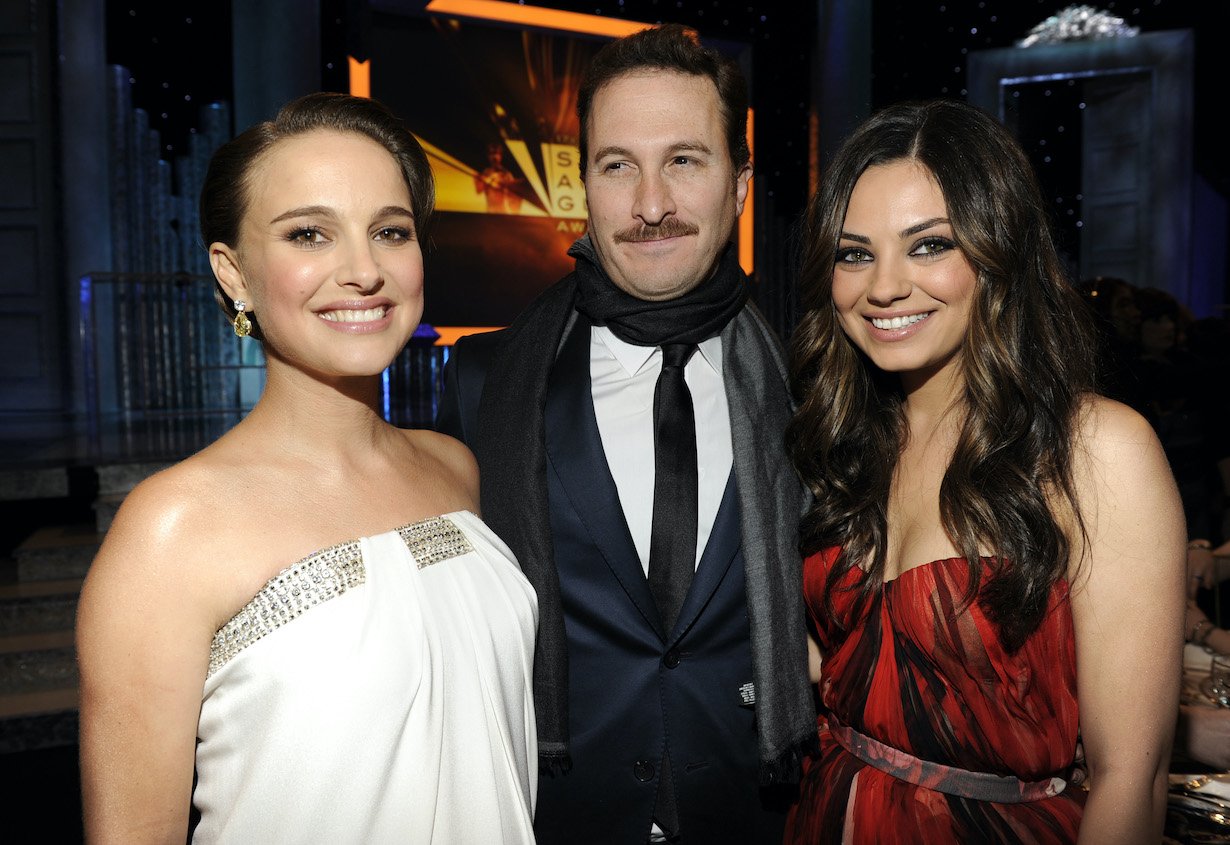 Natalie Portman, Darren Aronofsky and Mila Kunis