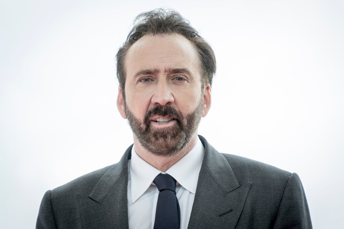 Nicolas Cage poses during a photocall