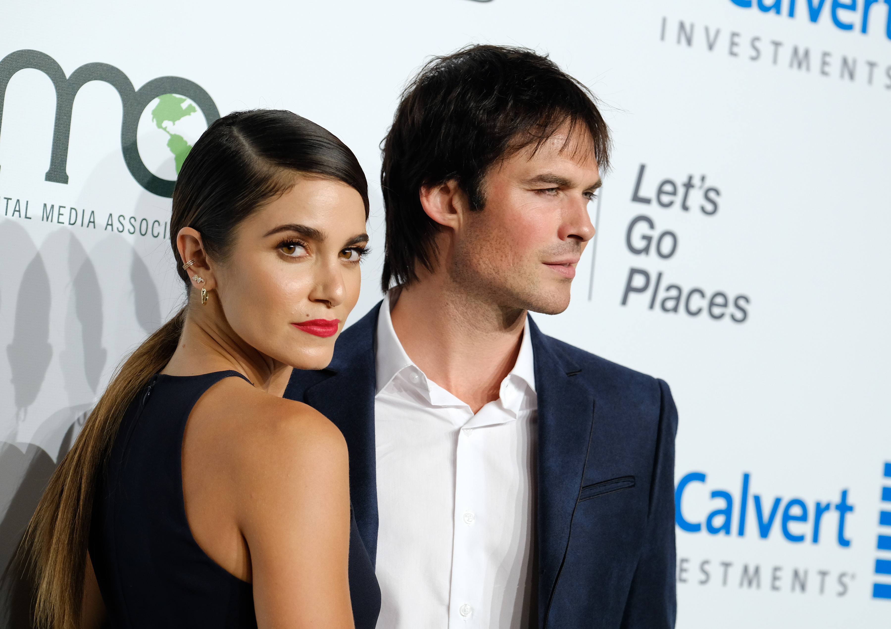 Nikki Reed and Ian Somerhalder