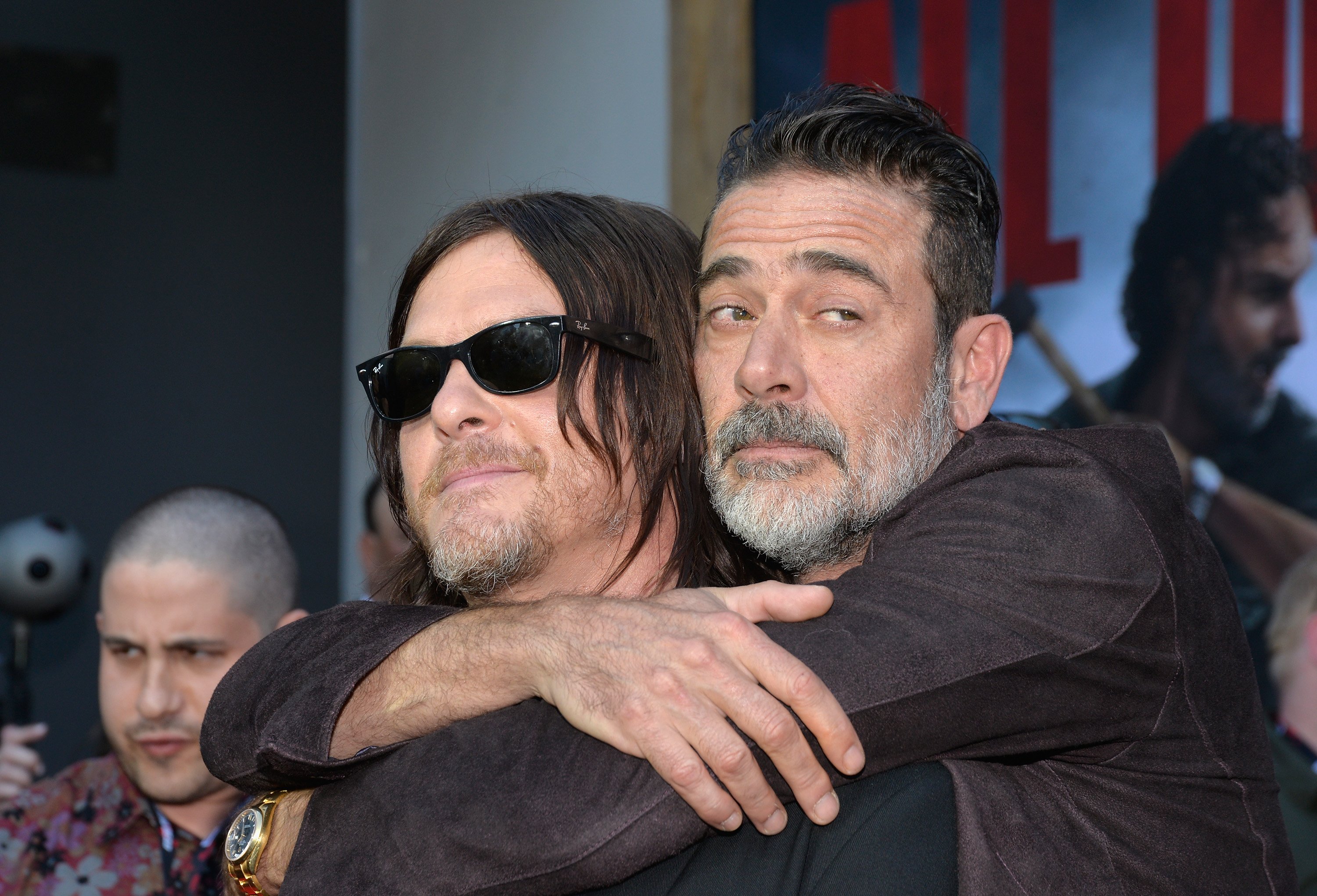 Norman Reedus and Jeffrey Dean Morgan of 'The Walking Dead'