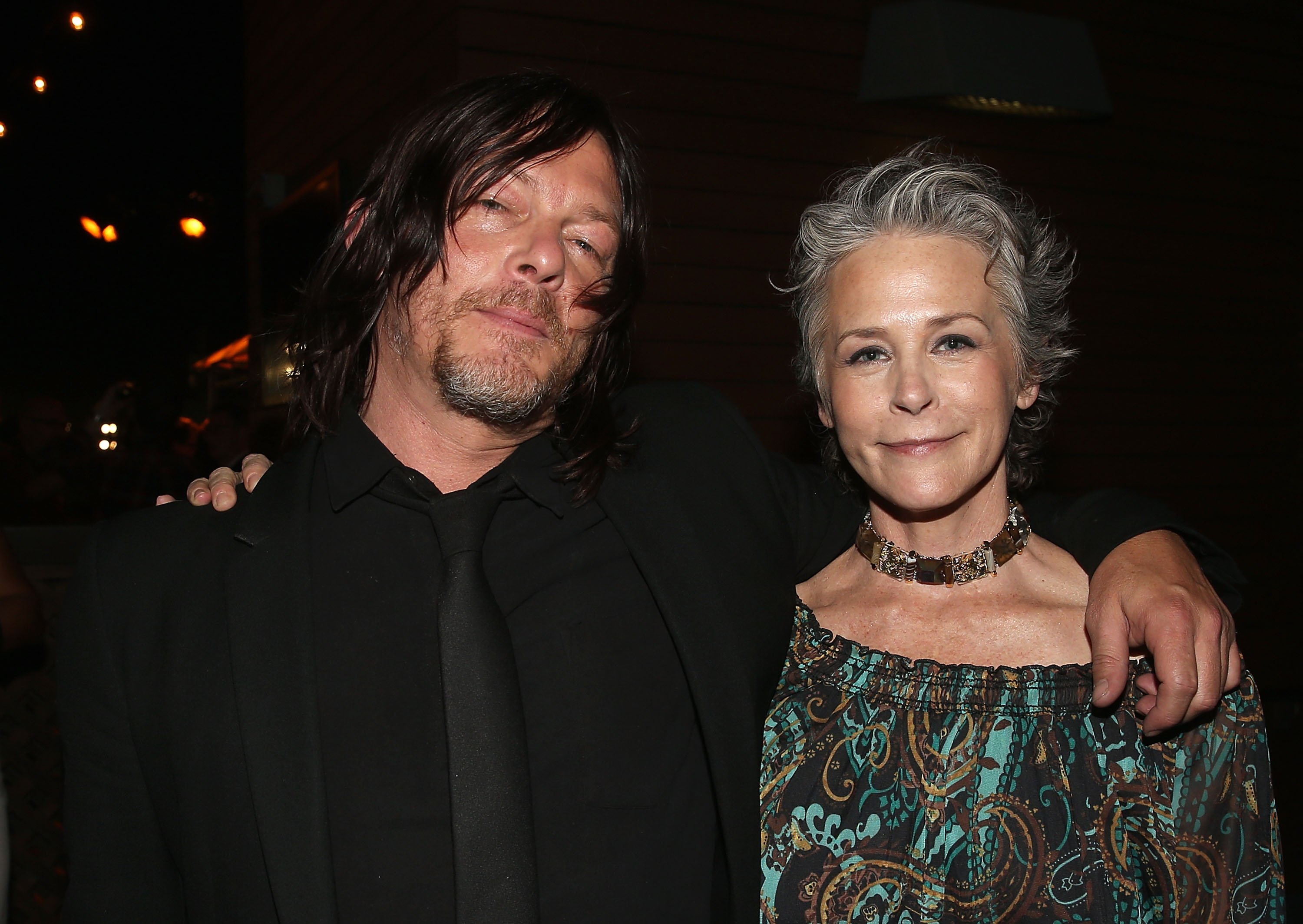 Norman Reedus and Melissa McBride of 'The Walking Dead'