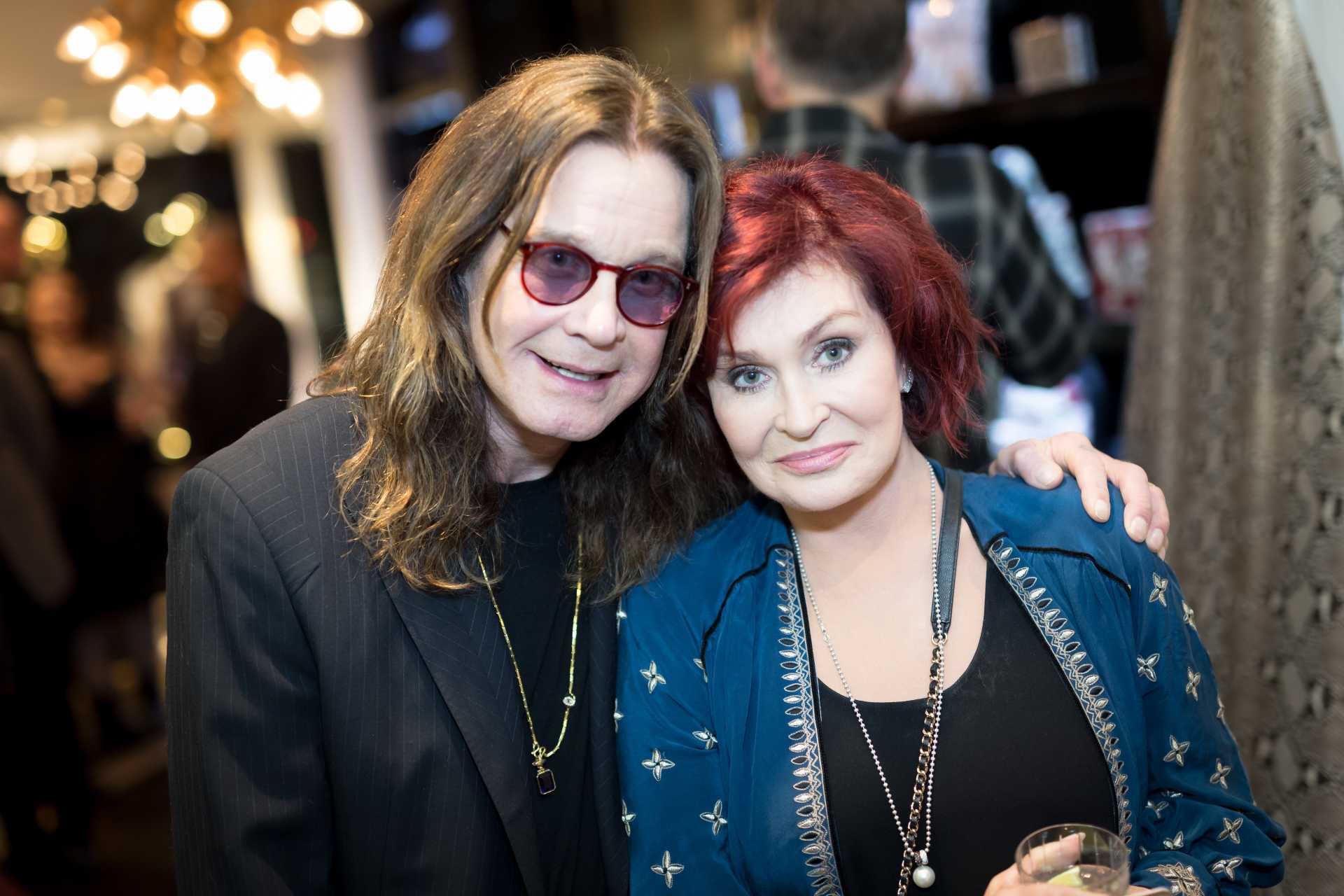 Ozzy Osbourne with his wife, Sharon Osbourne | Greg Doherty/Getty Images