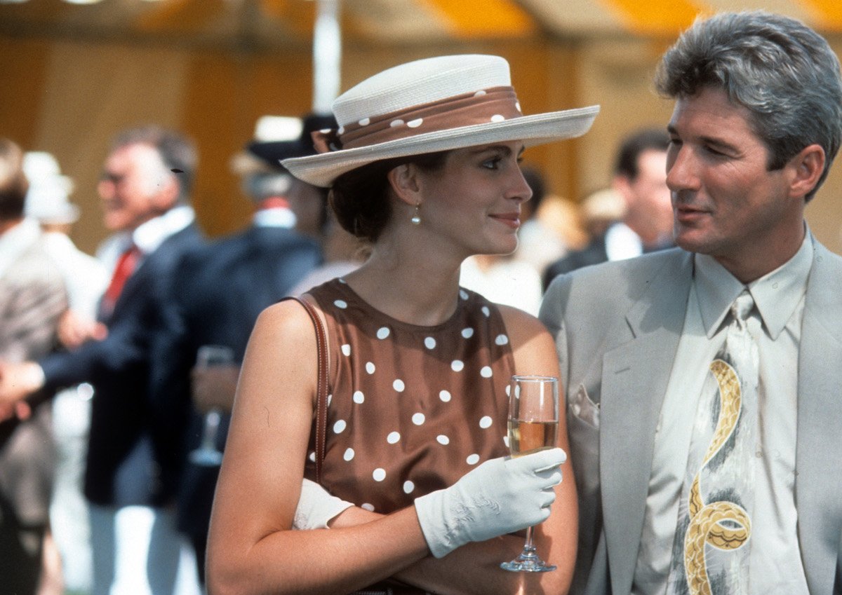 Richard Gere and Julia Roberts in a scene from the film Pretty Woman, 1990.