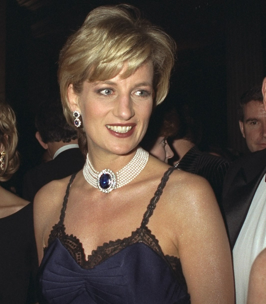 Princess Diana at Costume Institute Gala at Metropolitan Museum of Art
